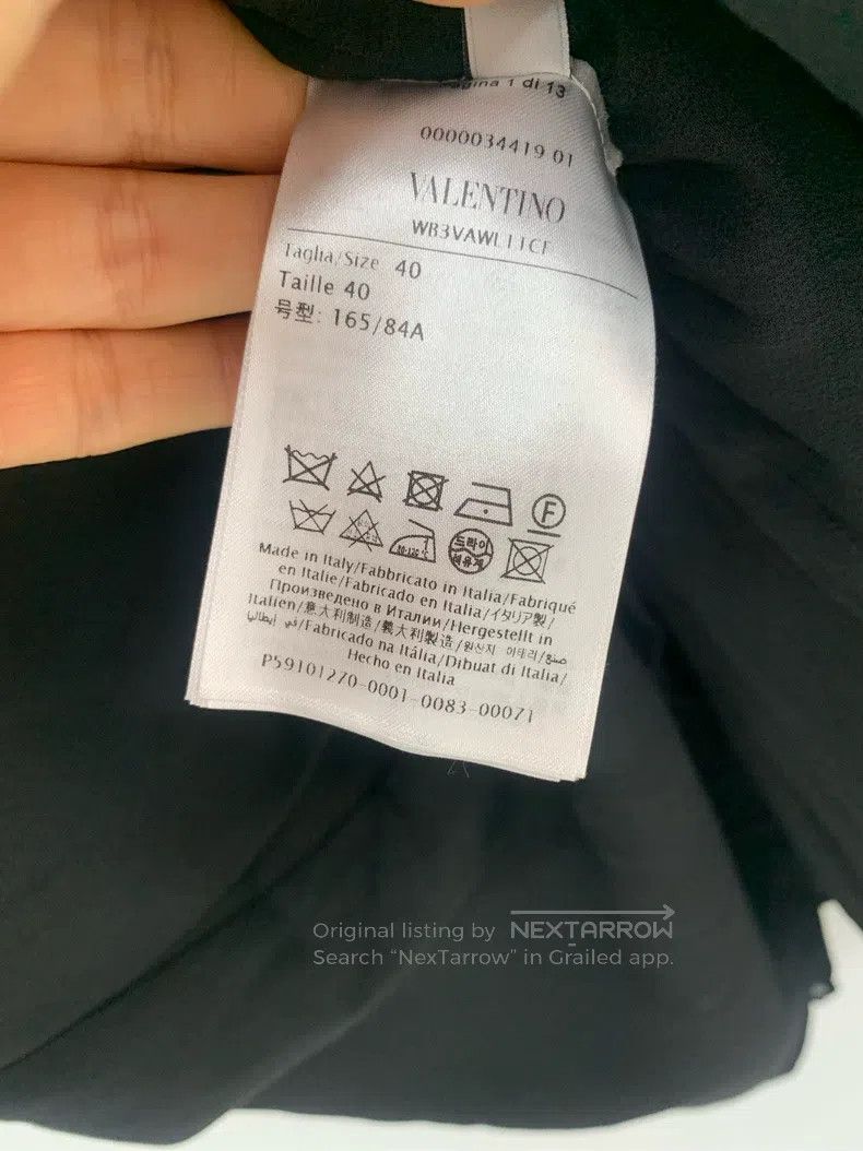 Valentino Valentino Short-sleeved dress with embroidered neckline Size S / US 4 / IT 40 - 5 Thumbnail