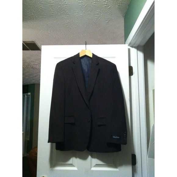 Nautica NAUTICA MENS NEW 85%POLYESTER 15%VISCOSE COAT BLAZER SZ:42S Size 42S - 3 Thumbnail