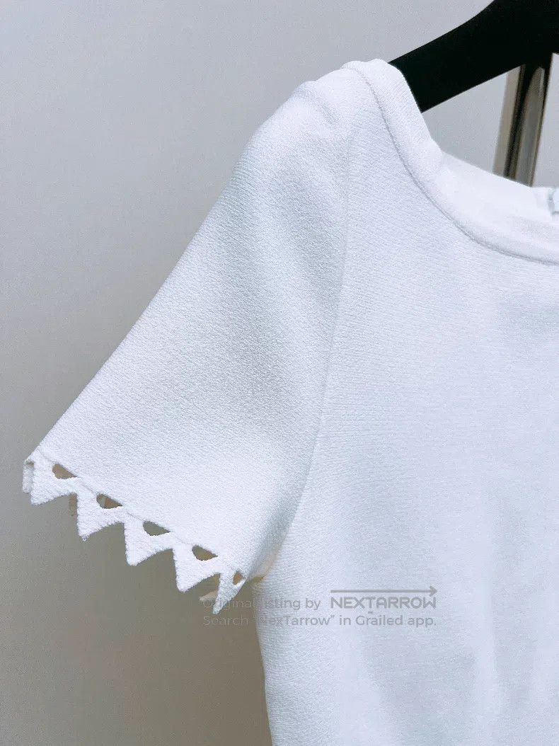 Alaia Alaia White Knit Dress Size XS / US 0-2 / IT 36-38 - 4 Thumbnail
