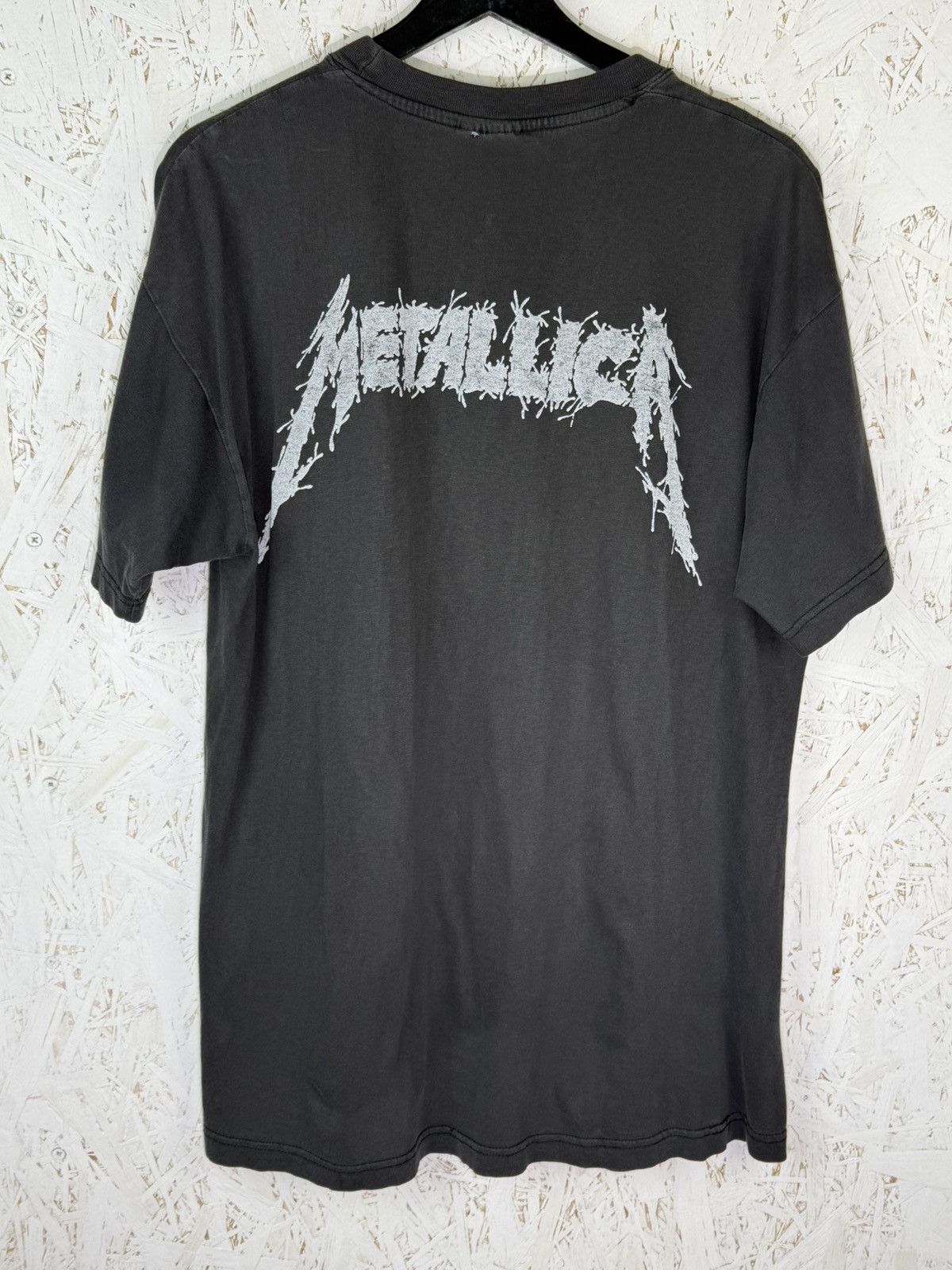 Band Tees 90s Metallica Boot Metal Band Snake Skull Distressed T-Shirt Size US XL / EU 56 / 4 - 5 Thumbnail
