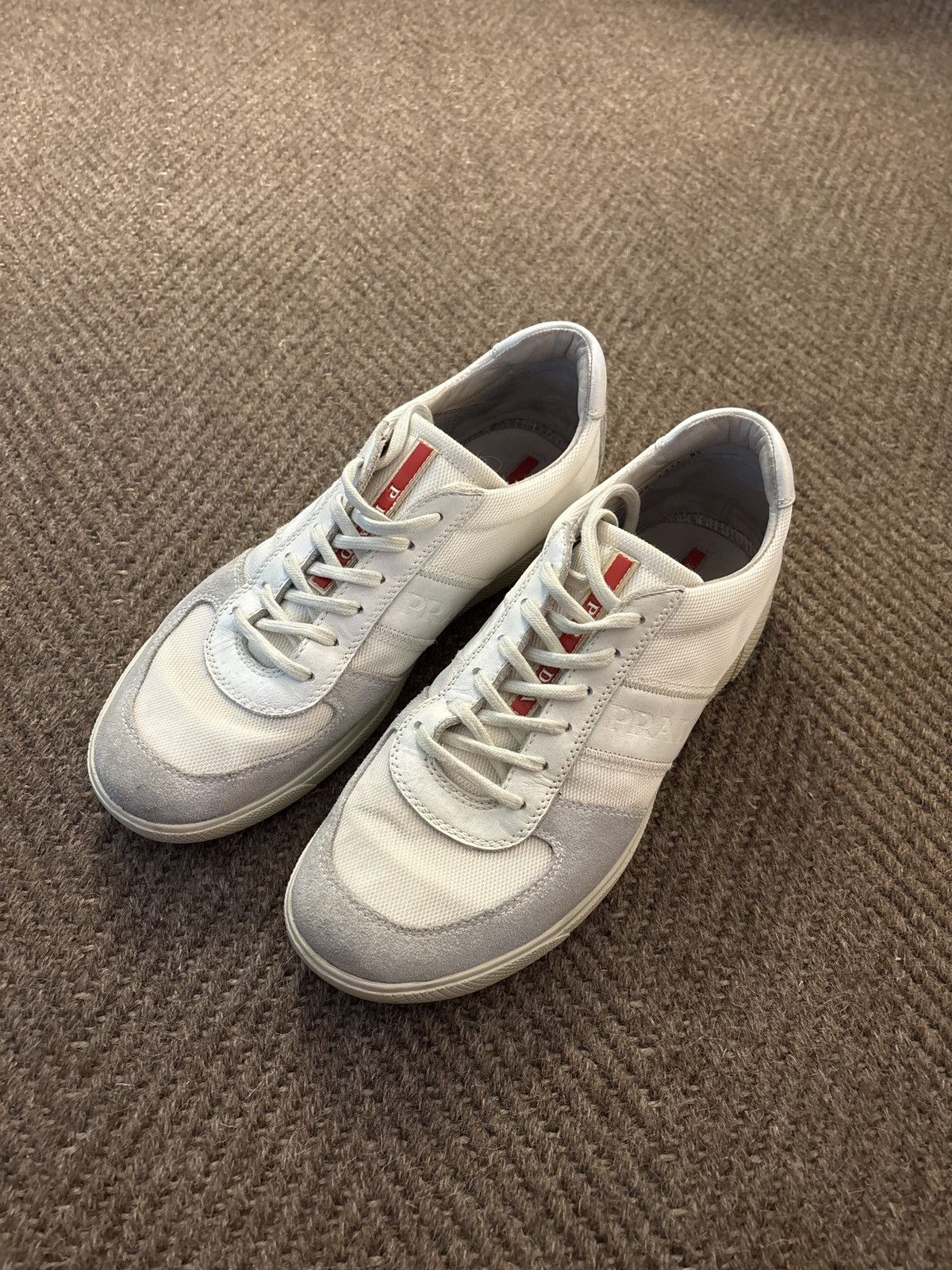 Prada Prada Man Sneakers 2EE427FD0013T0A F0124 Size UK 10