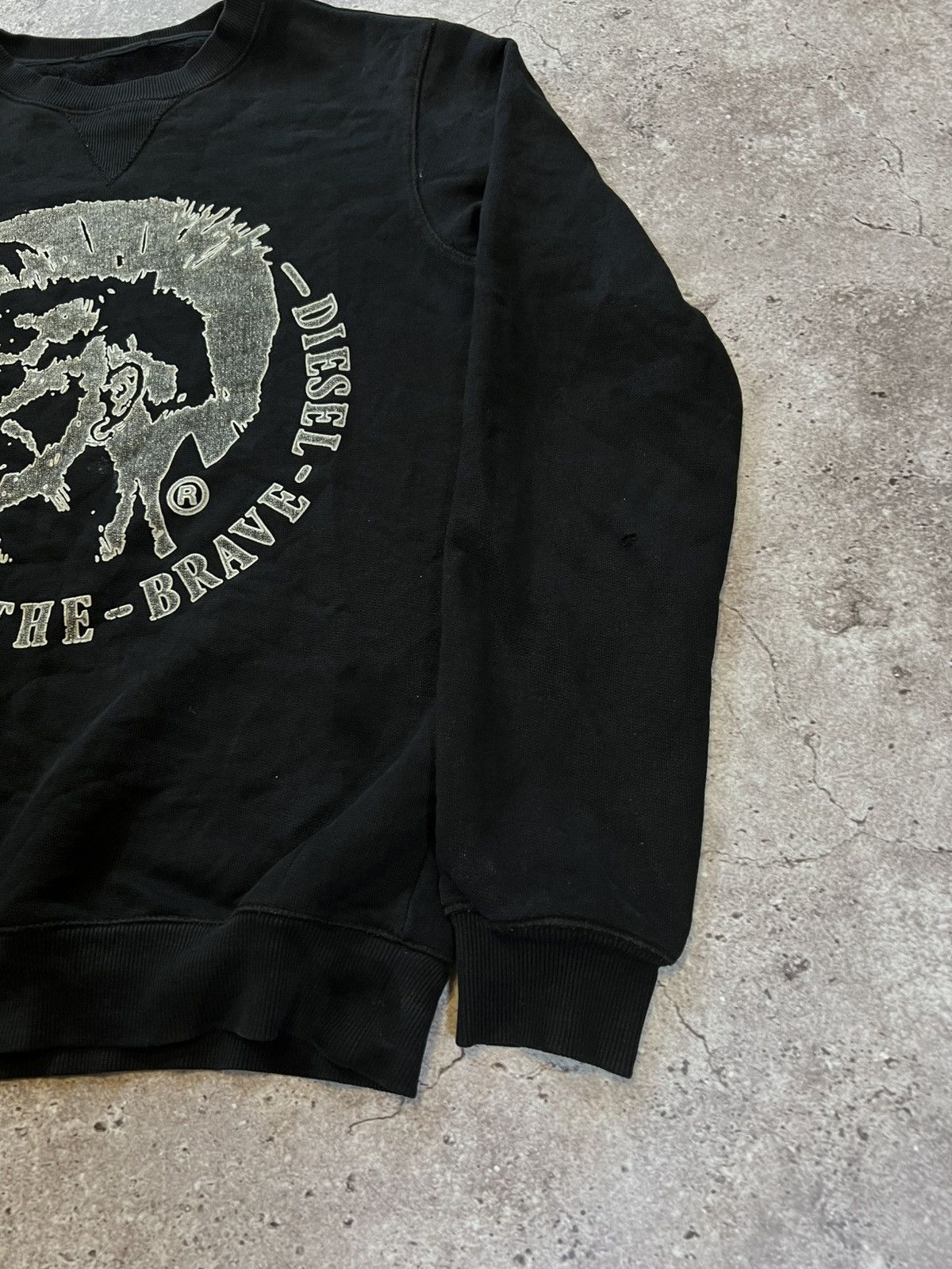 Diesel Y2K Vintage Diesel Sweatshirt Big Logo Pullover Punk Head Size US S / EU 44-46 / 1 - 3 Thumbnail