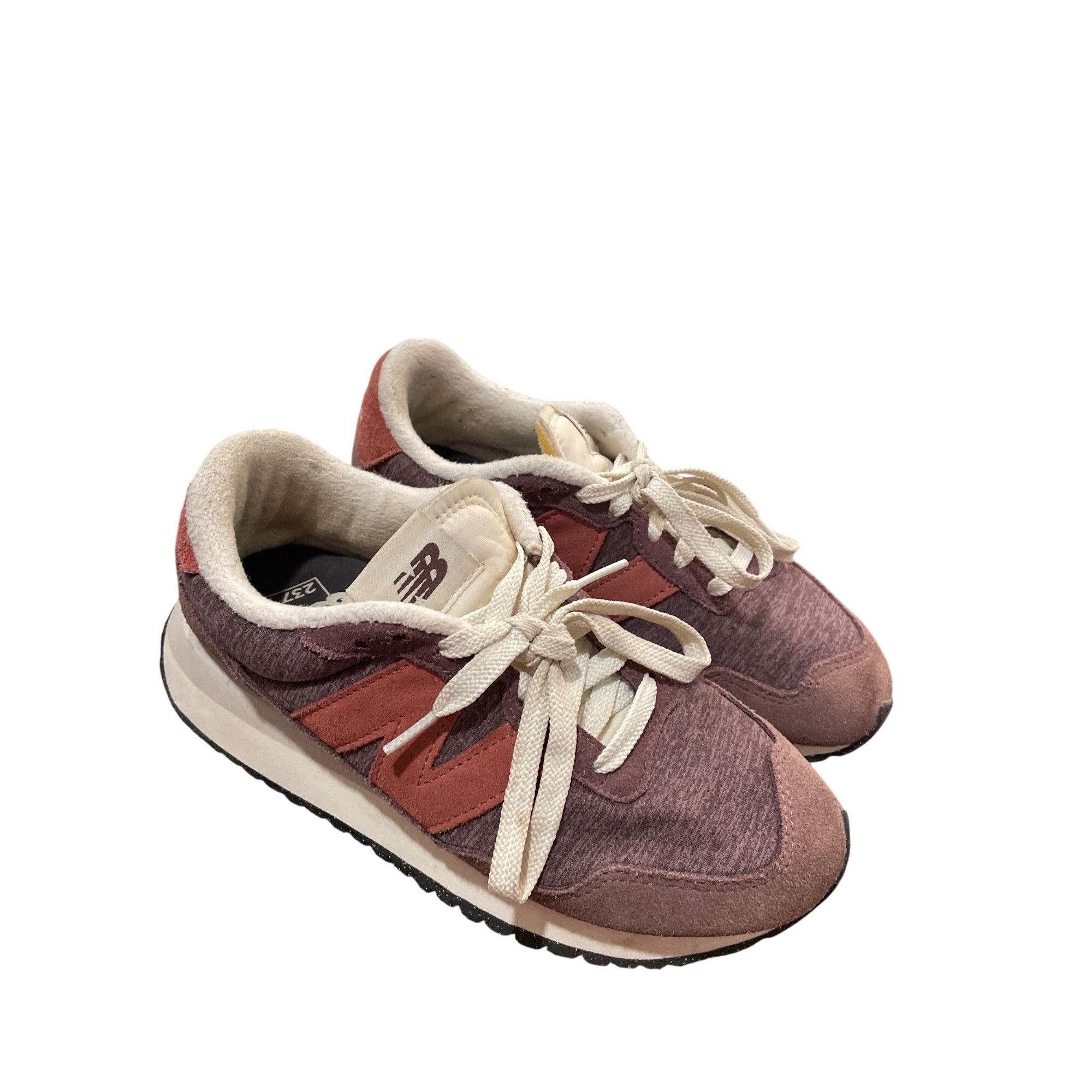 New Balance New Balance 237 wms red brown suede fabric walk run sneakers Size US 8 / IT 38 - 16 Thumbnail