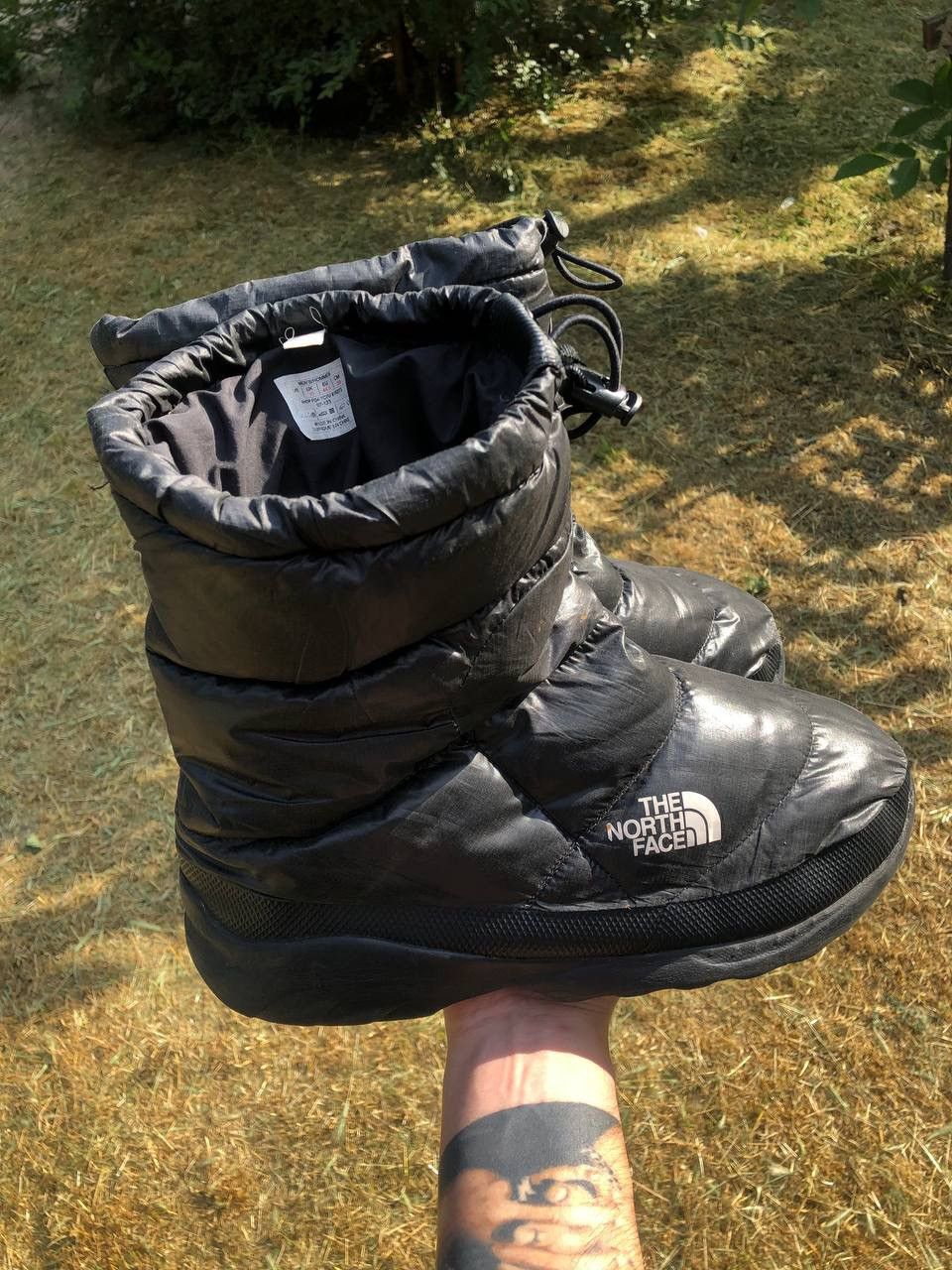 The North Face VERY RARE THE NORTH FACE PUFFER DOWN BOOTS OUTDOOR LIFE Y2K Size US 11 / EU 44 - 2 Thumbnail
