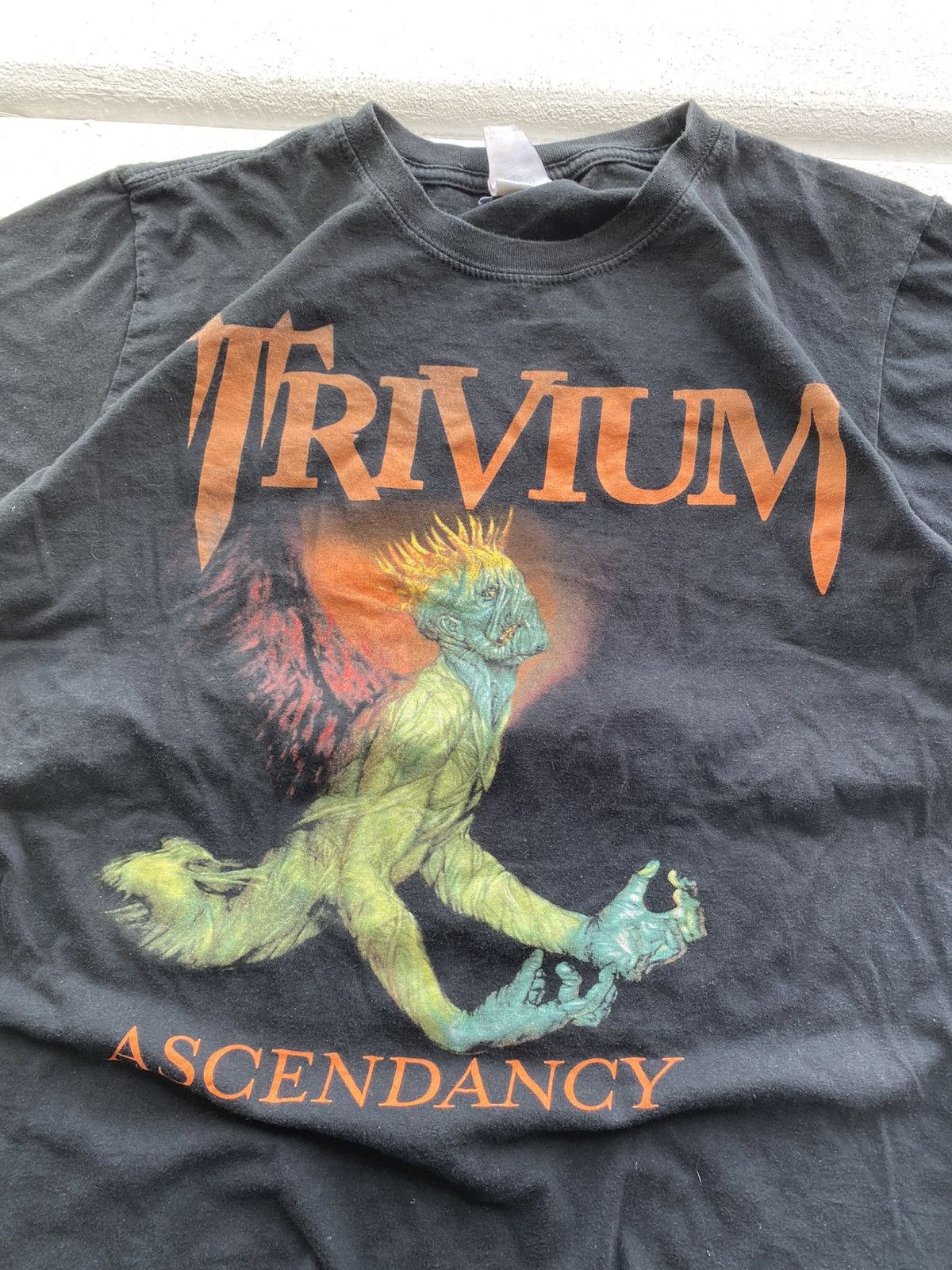 Band Tees × Vintage 00s🔥Trivium Ascendency Band Rock Tour Black Tee Size US M / EU 48-50 / 2 - 2 Thumbnail