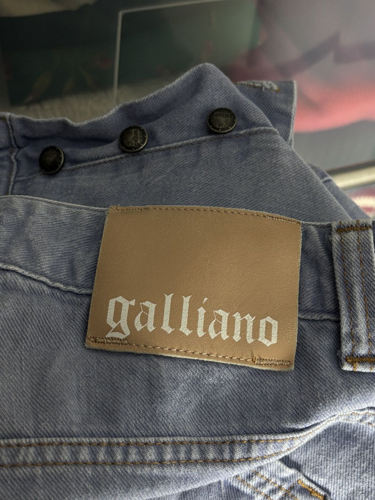 John Galliano John Galliano Vintage Denim Designer Pants Size US 38 / EU 54 - 6 Thumbnail
