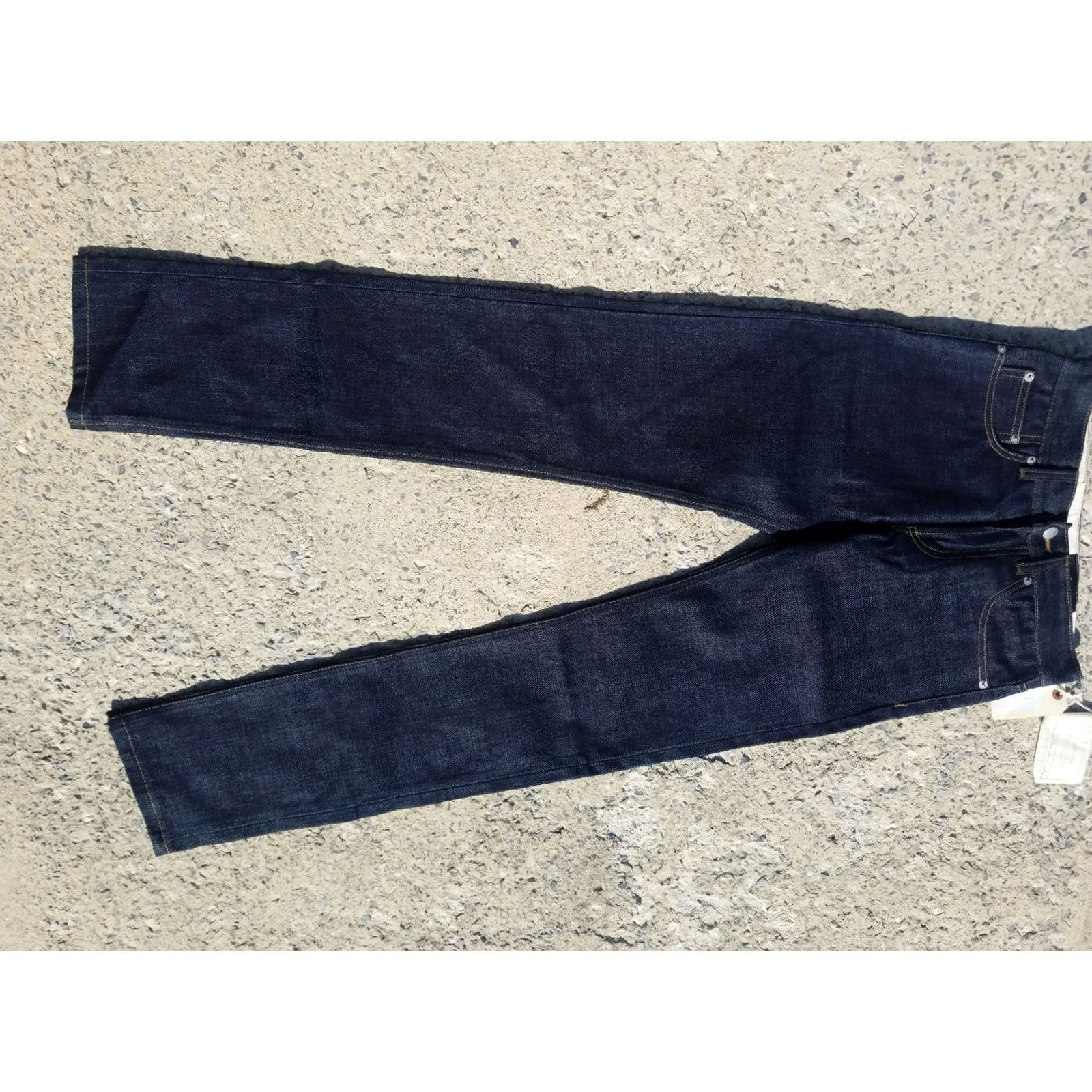 Denime COAT OF ARMS JEANS Denim Selvedge 28x36 Blue Brooklyn Lower East Side 100% Cotton Button Fly Regular Mens” Size US 28 / EU 44 - 6 Thumbnail