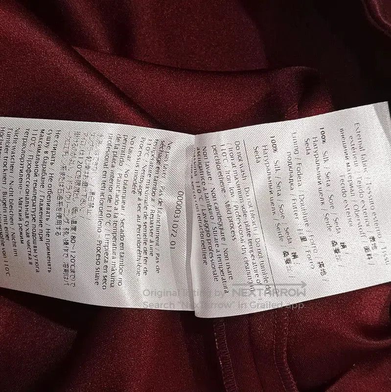 Valentino Valentino Burgundy Silk Summer Shorts for Women . Size 26" / US 2 / IT 38 - 6 Thumbnail