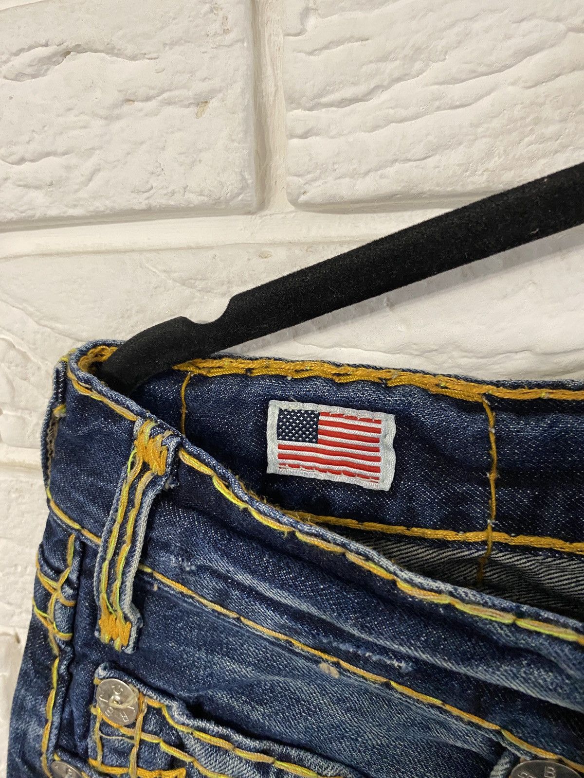 True Religion Vintage True Religion Jeans Yellow Stitch Made in Usa Size US 32 / EU 48 - 6 Thumbnail