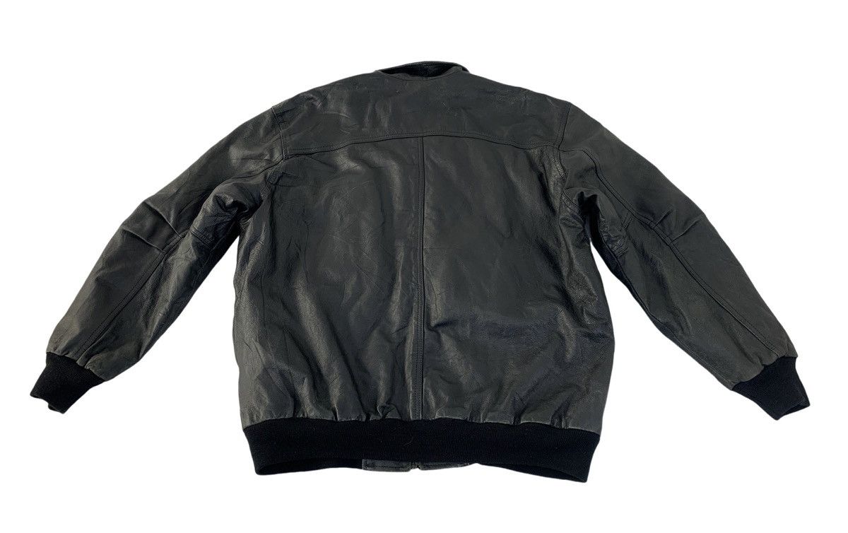 Vintage Vero Cuolo Ciro Citterio Menswear Leather Bomber Padded Size US L / EU 52-54 / 3 - 2 Thumbnail