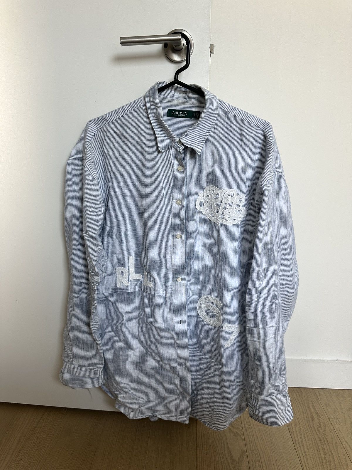 Ralph Lauren Vintage Ralph Lauren Monogram Shirt RARE Size US L / EU 52-54 / 3 - 6 Thumbnail