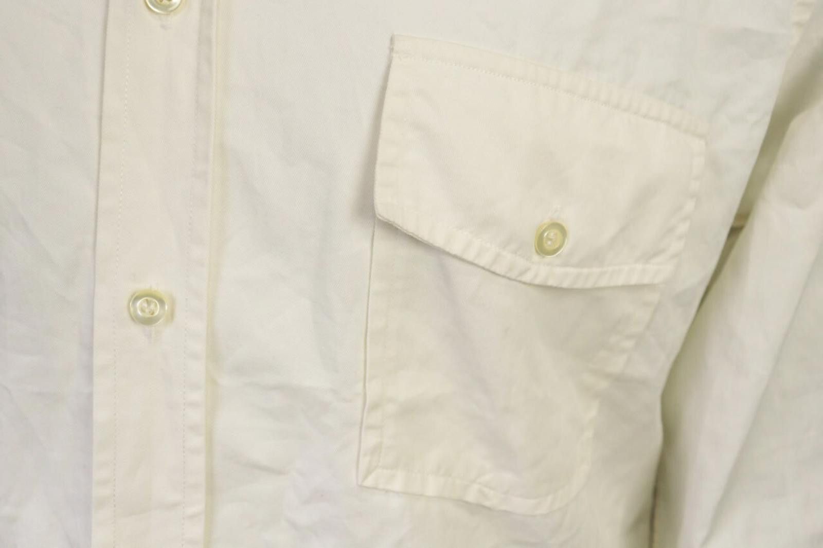 Kenzo Kenzo Homme White Long Sleeve Button Down Shirt Size 41 / 16 Size US M / EU 48-50 / 2 - 7 Thumbnail