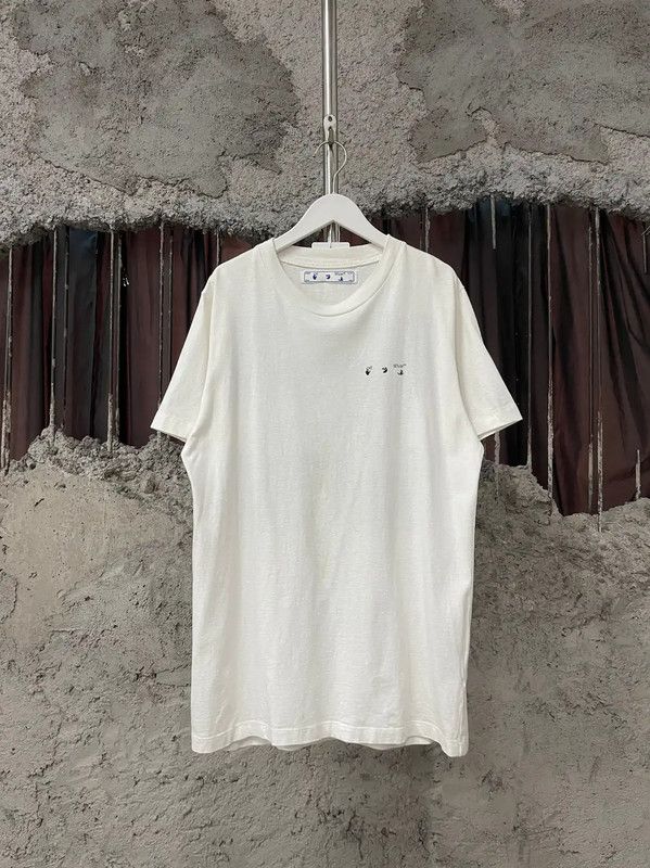Off-White Off-White Summer Men's Cotton Short Sleeve T-Shirt 0089 Size US M / EU 48-50 / 2 - 1 Thumbnail