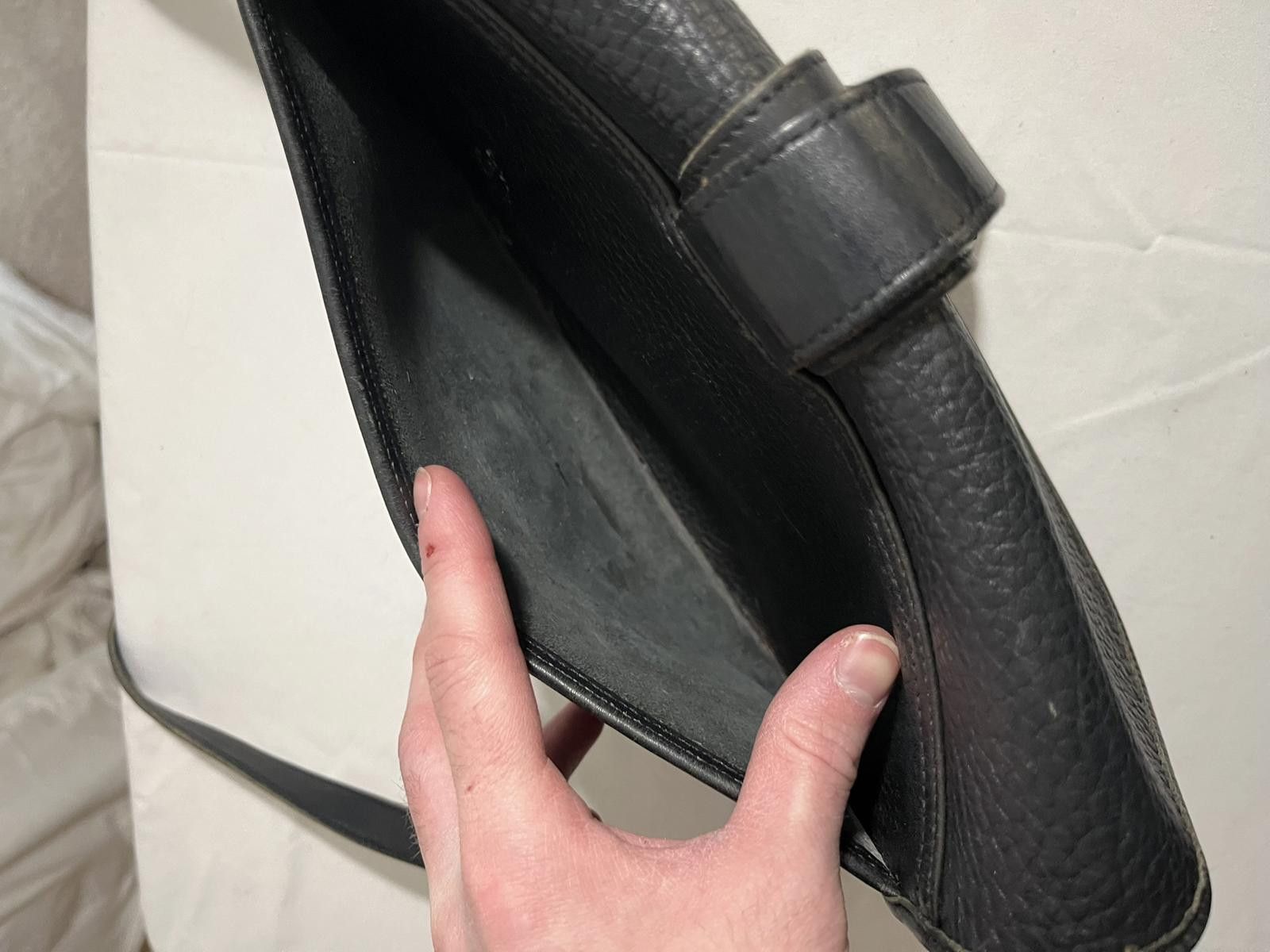 Designer Donney and Bourke - Black Leather Crossbody Bag - Vintage Size ONE SIZE - 5 Thumbnail