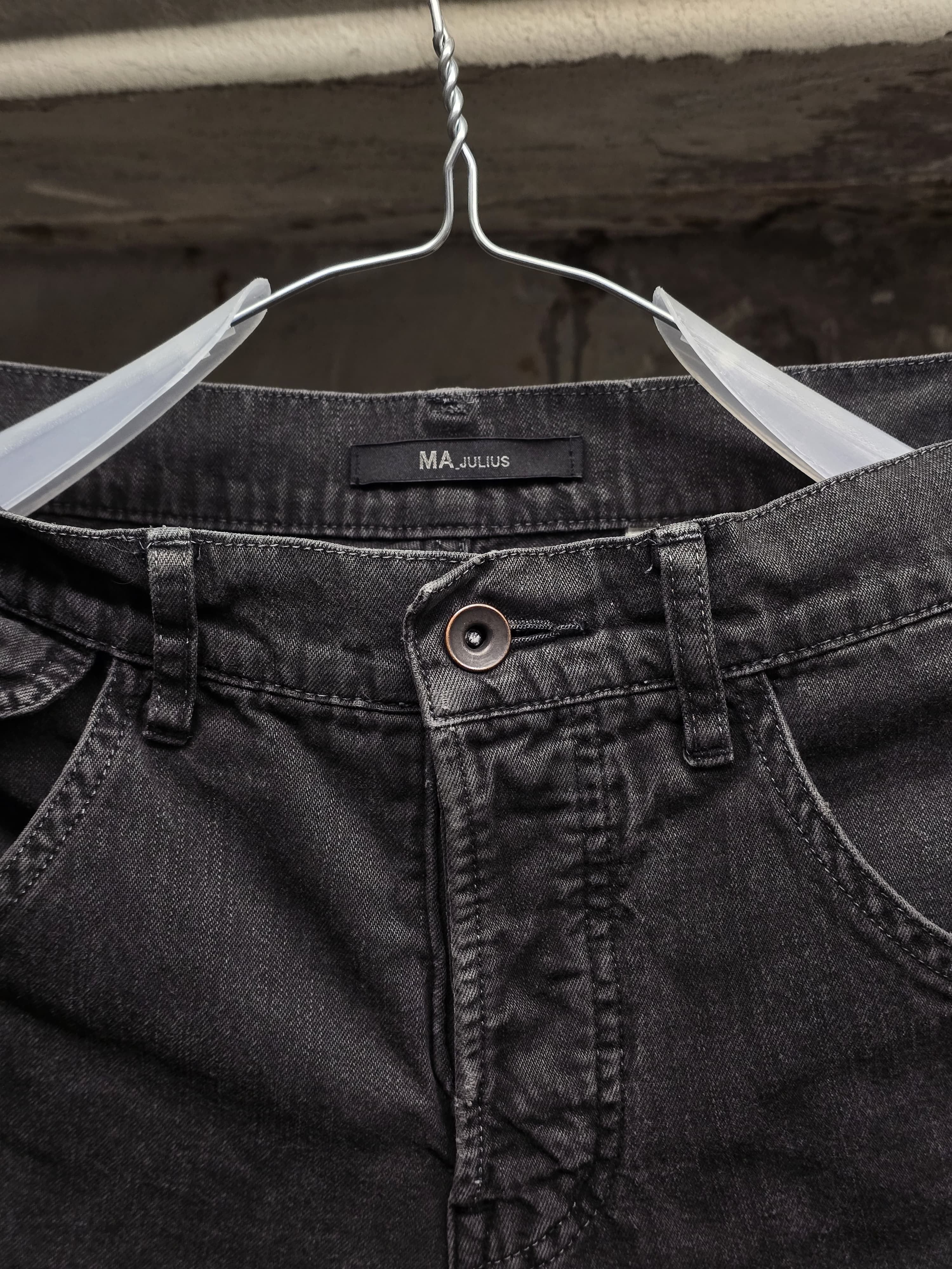 Julius MA_Julius SS12 Washed Black J-Cut Skinny Denim Size US 28 / EU 44 - 3 Thumbnail