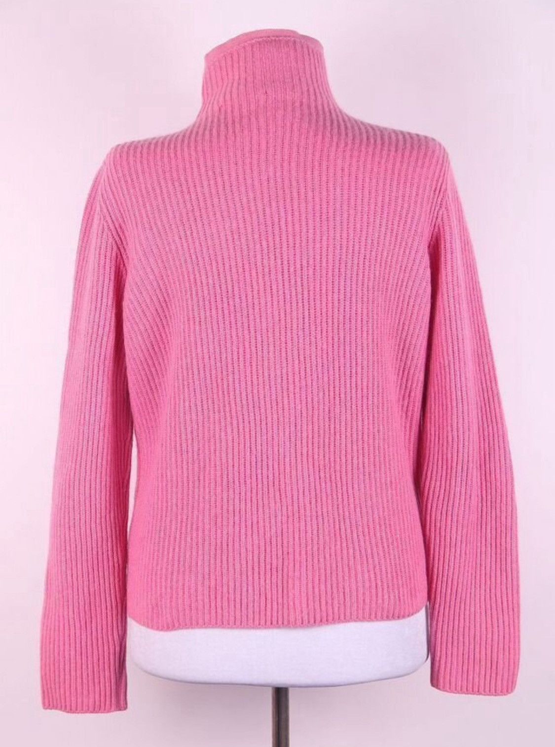 Brunello Cucinelli Brunello Cucinelli Baby Pink Cashmere Zip Up Cardigan Sweat Size M / US 6-8 / IT 42-44 - 3 Thumbnail