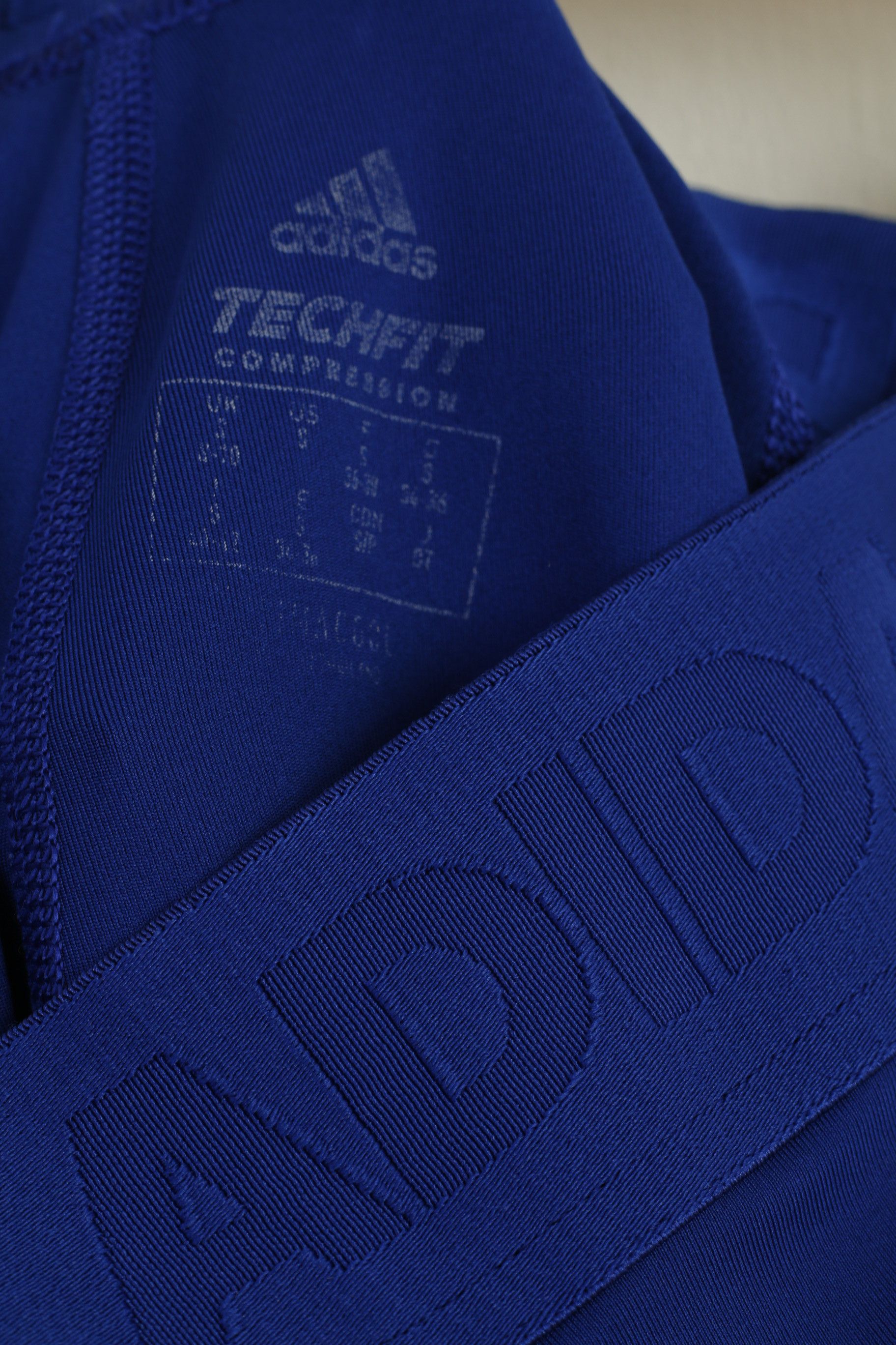Adidas Adidas Women 36 S Leggings Blue Techfit 8403 Size 25" / US 0 / IT 36 - 3 Thumbnail