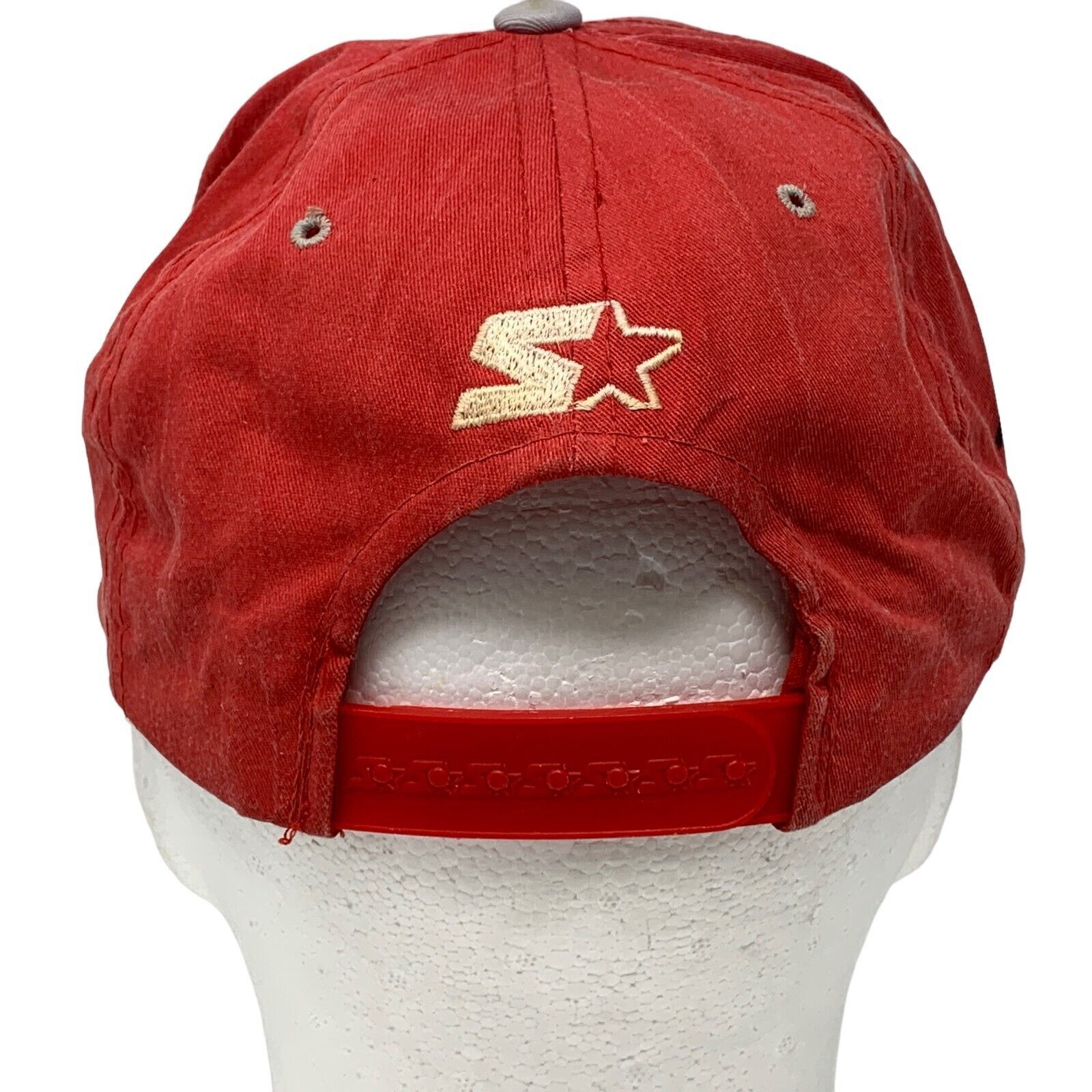 Starter Vintage 90s Cincinnati Reds Hat Baseball Cap Starter MLB Red Size ONE SIZE - 3 Thumbnail