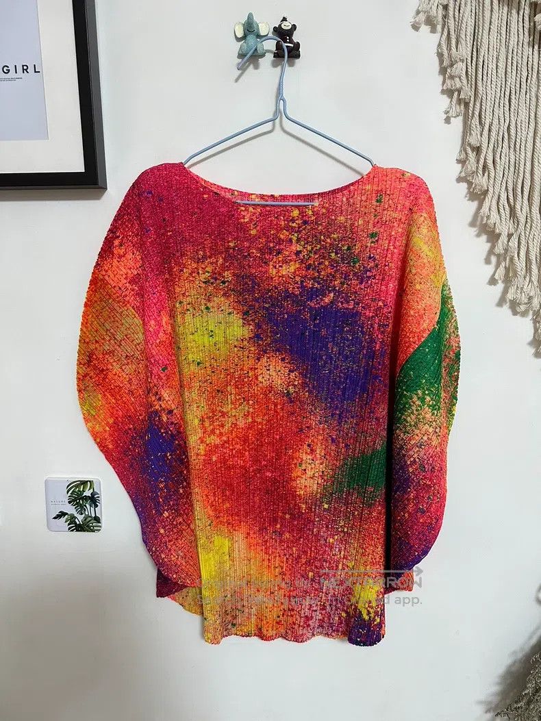 Issey Miyake Issey Miyake Color-block Short Sleeve T-shirt Size L / US 10 / IT 46 - 1 Thumbnail