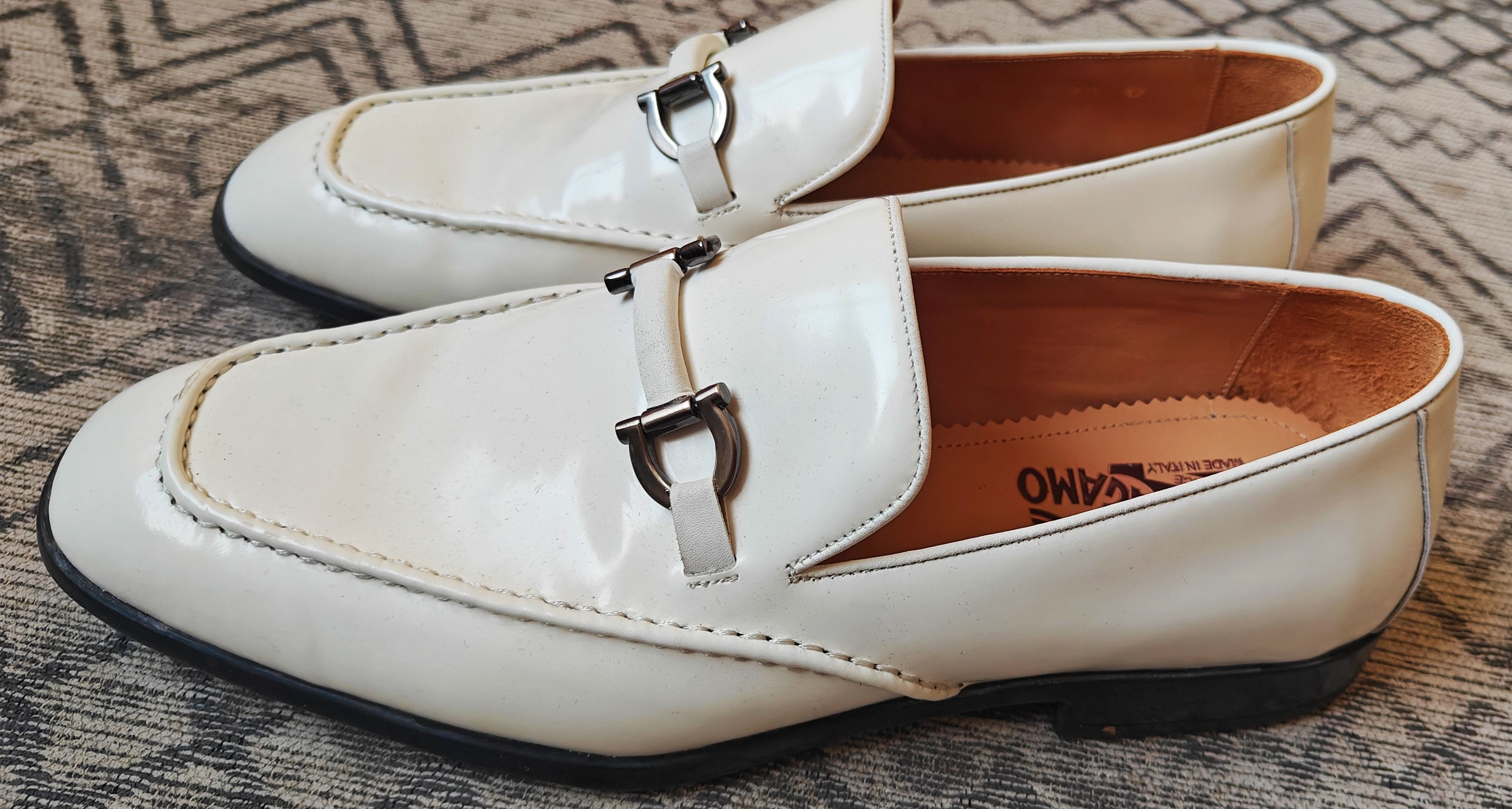 Salvatore Ferragamo White Laofer Size US 9.5 / EU 42-43 - 4 Thumbnail