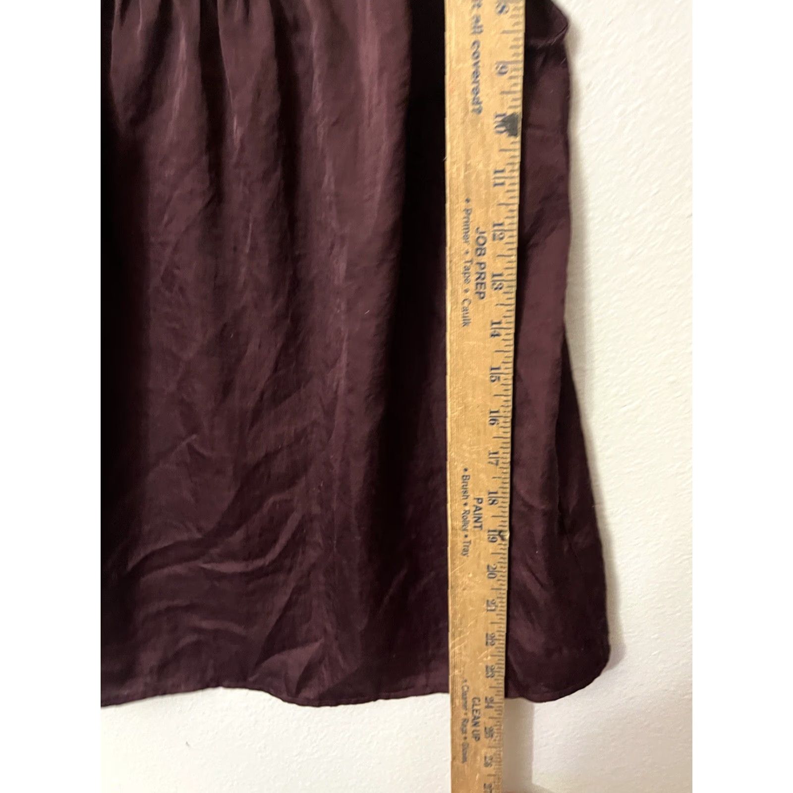 Ann Taylor VINTAGE Ann Taylor Loft Women Tank Top Sleeveless Petite Cotton Blend Maroon Casual 90s Size M / US 6-8 / IT 42-44 - 4 Thumbnail