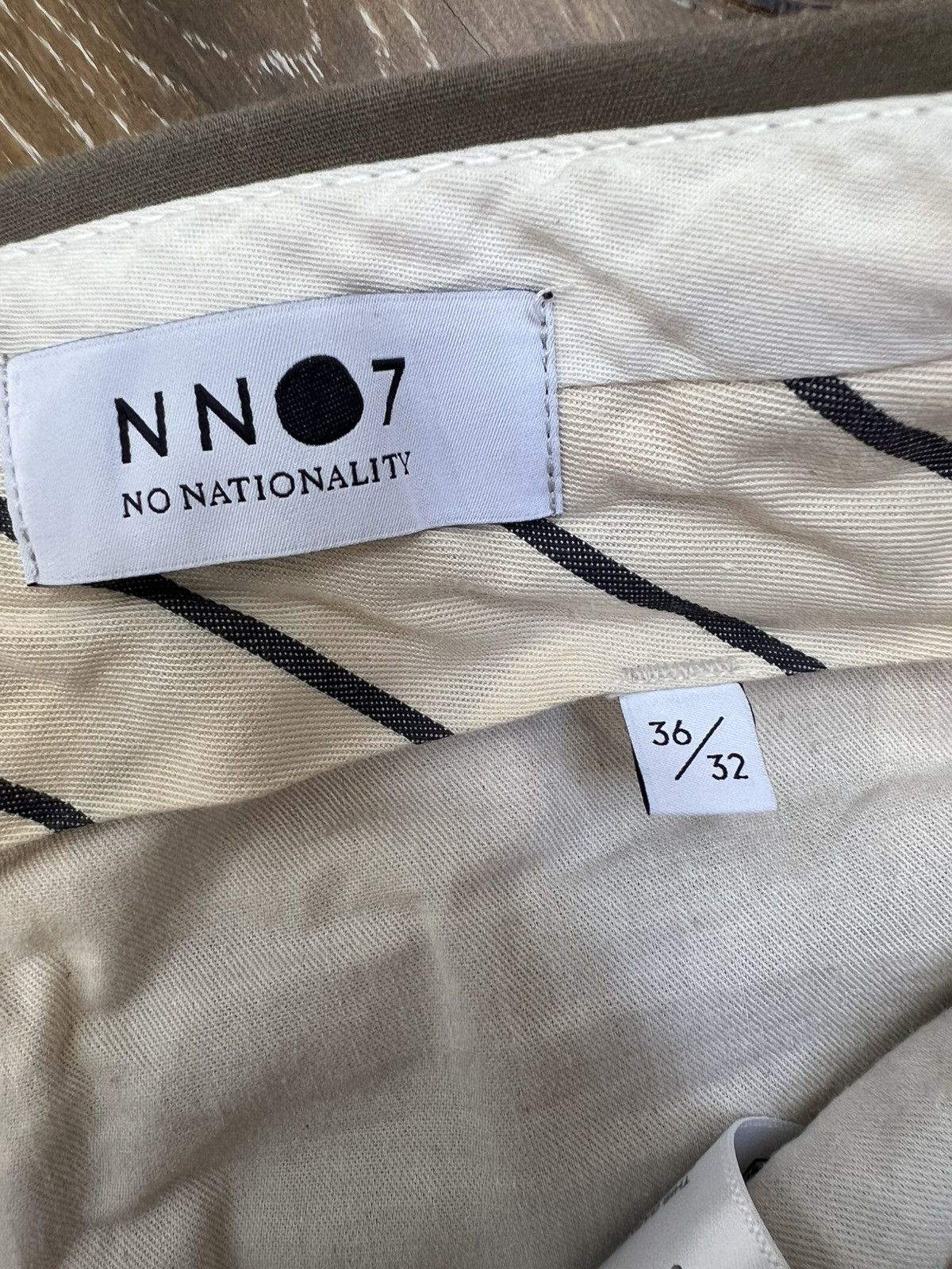 NN07 NN07 Scott Classic tailored slim fit Khaki Chino Size US 36 / EU 52 - 3 Thumbnail