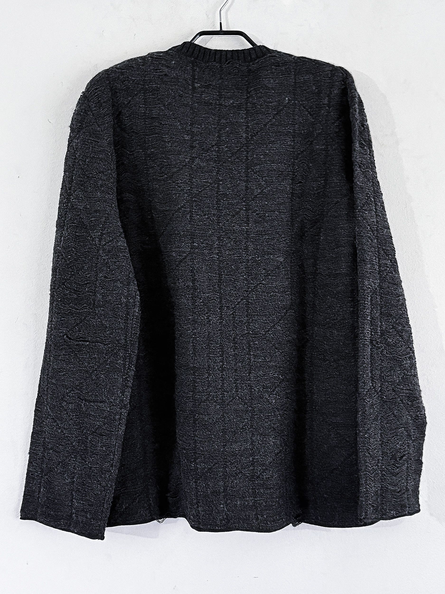 Maison Margiela Distressed-Effect Crew-Neck Jumper Size US XL / EU 56 / 4 - 2 Thumbnail