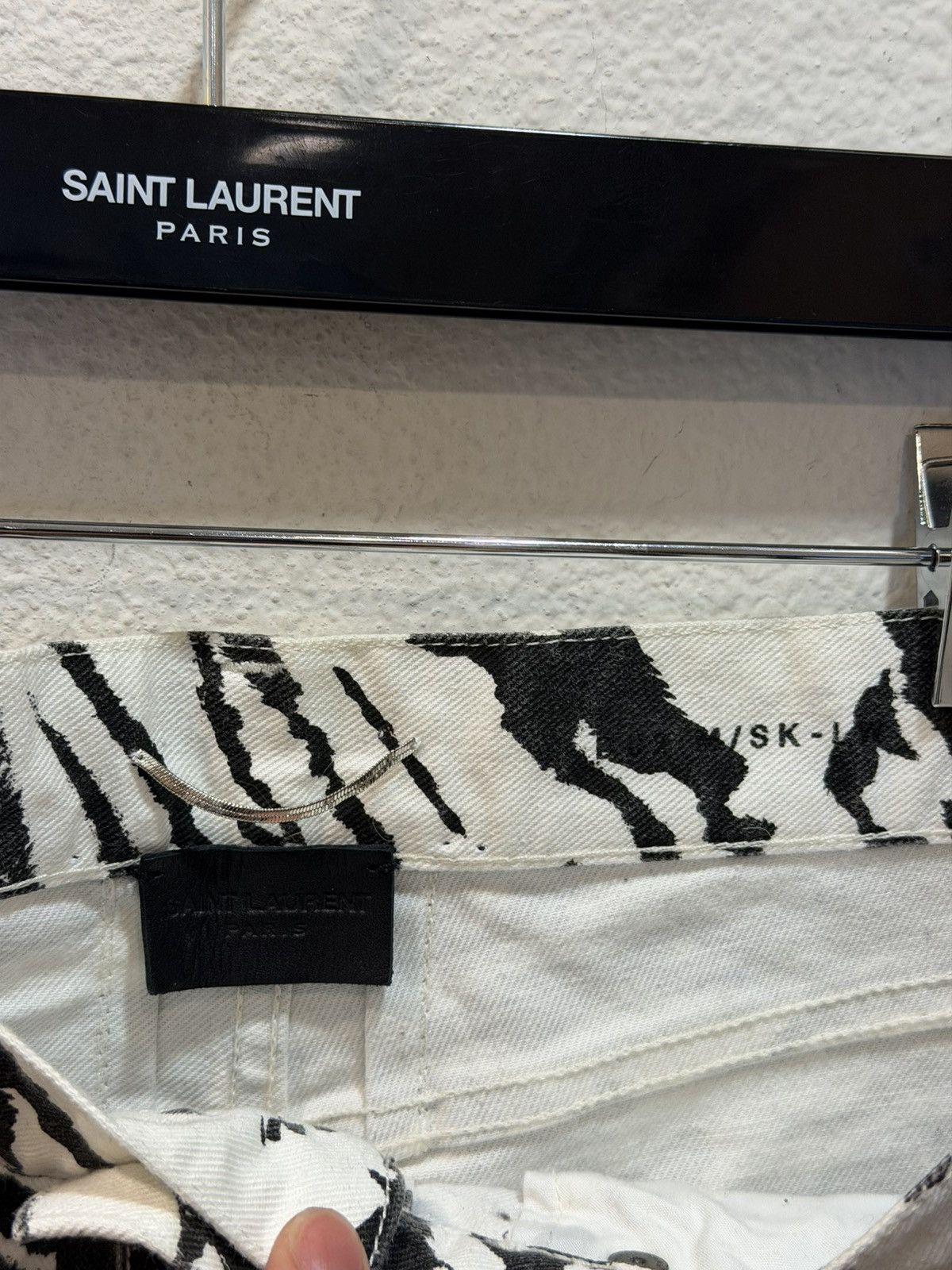 Saint Laurent Paris SS14 Tiger D02 Denim Jeans 30 Size US 31 - 5 Thumbnail