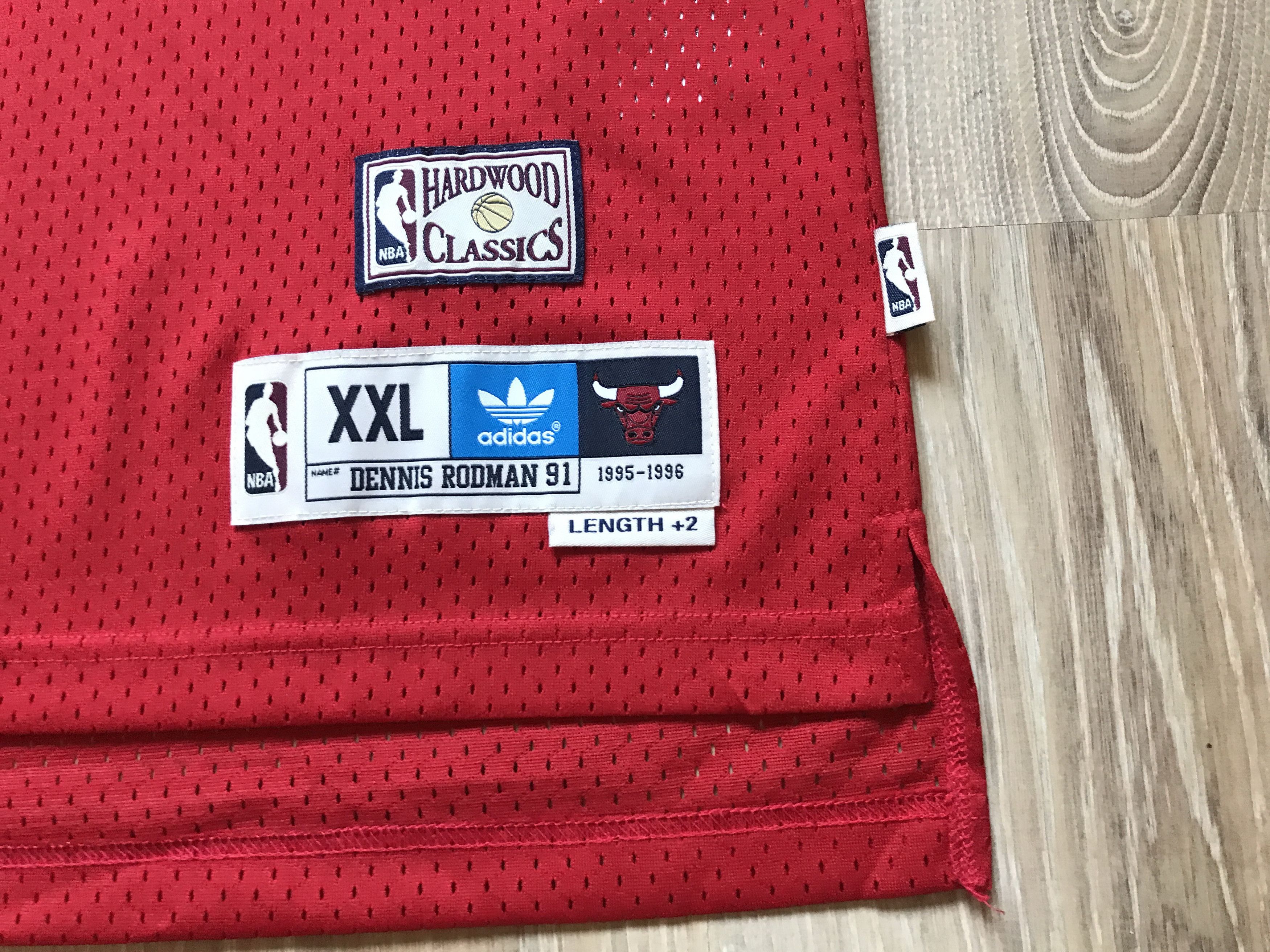 NBA × Vintage Chicago Bulls NBA Dennis Rodman #91 New Vintage Jersey Size US XXL / EU 58 / 5 - 5 Thumbnail