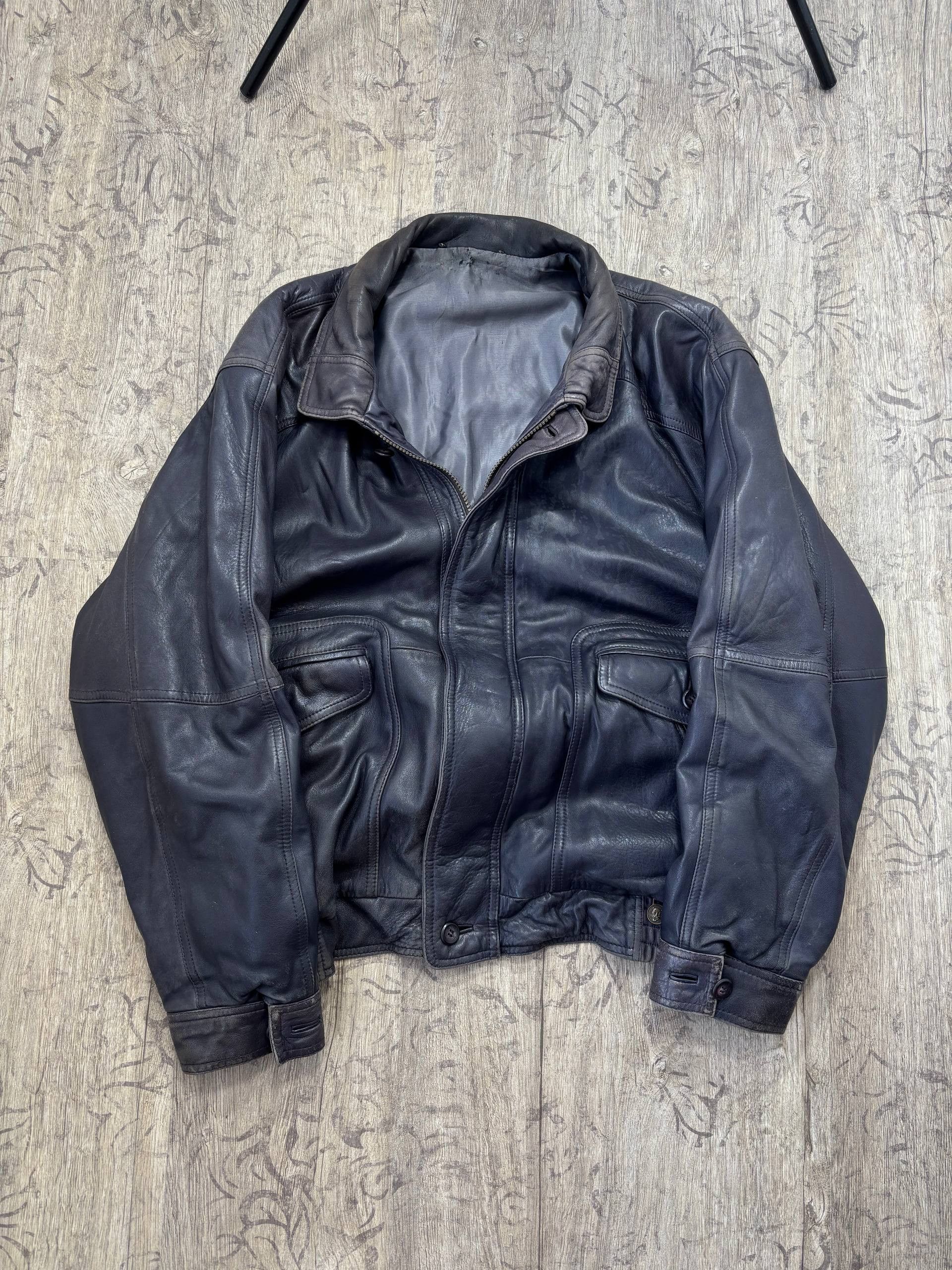 Hysteric Glamour VTG Baleniaga Kapital Style Leather Heavy Leather Jacket Size US XL / EU 56 / 4 - 4 Thumbnail