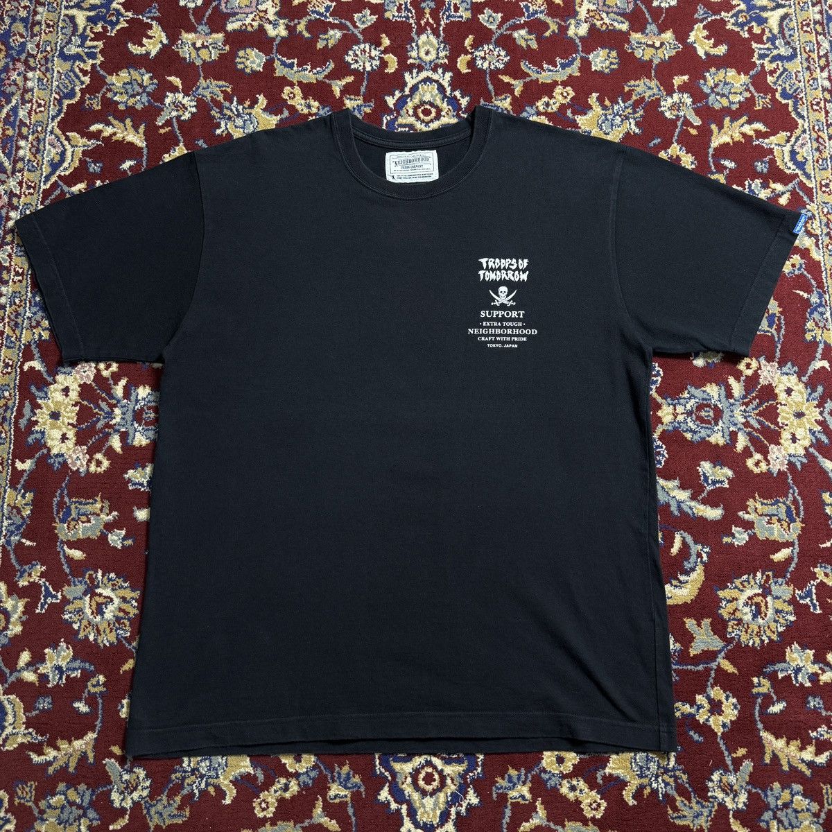 Neighborhood Neighborhood Troops of Tomorrow NBHD Tee y2k Japanese brand Size US L / EU 52-54 / 3 - 4 Thumbnail