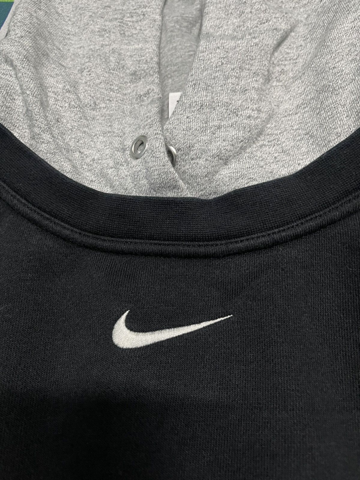 Nike NIKE Icon Clash Cropped Fleece Hoodie Black L Size L / US 10 / IT 46 - 3 Thumbnail