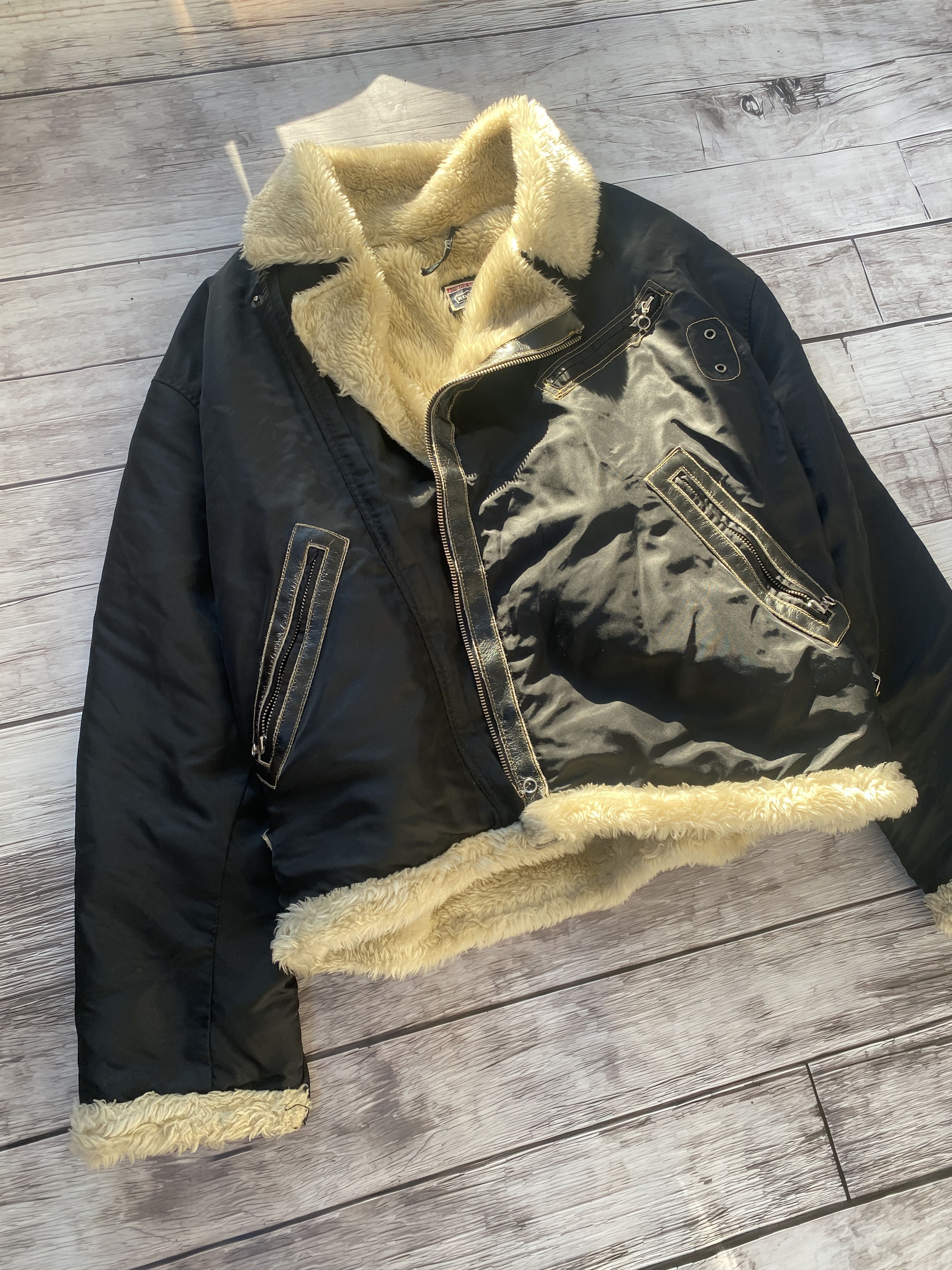 Hysteric Glamour × Vintage Vintage Puffer Bomber Fur Histeric Glamour LGB Style Jacket Size US L / EU 52-54 / 3 - 12 Thumbnail