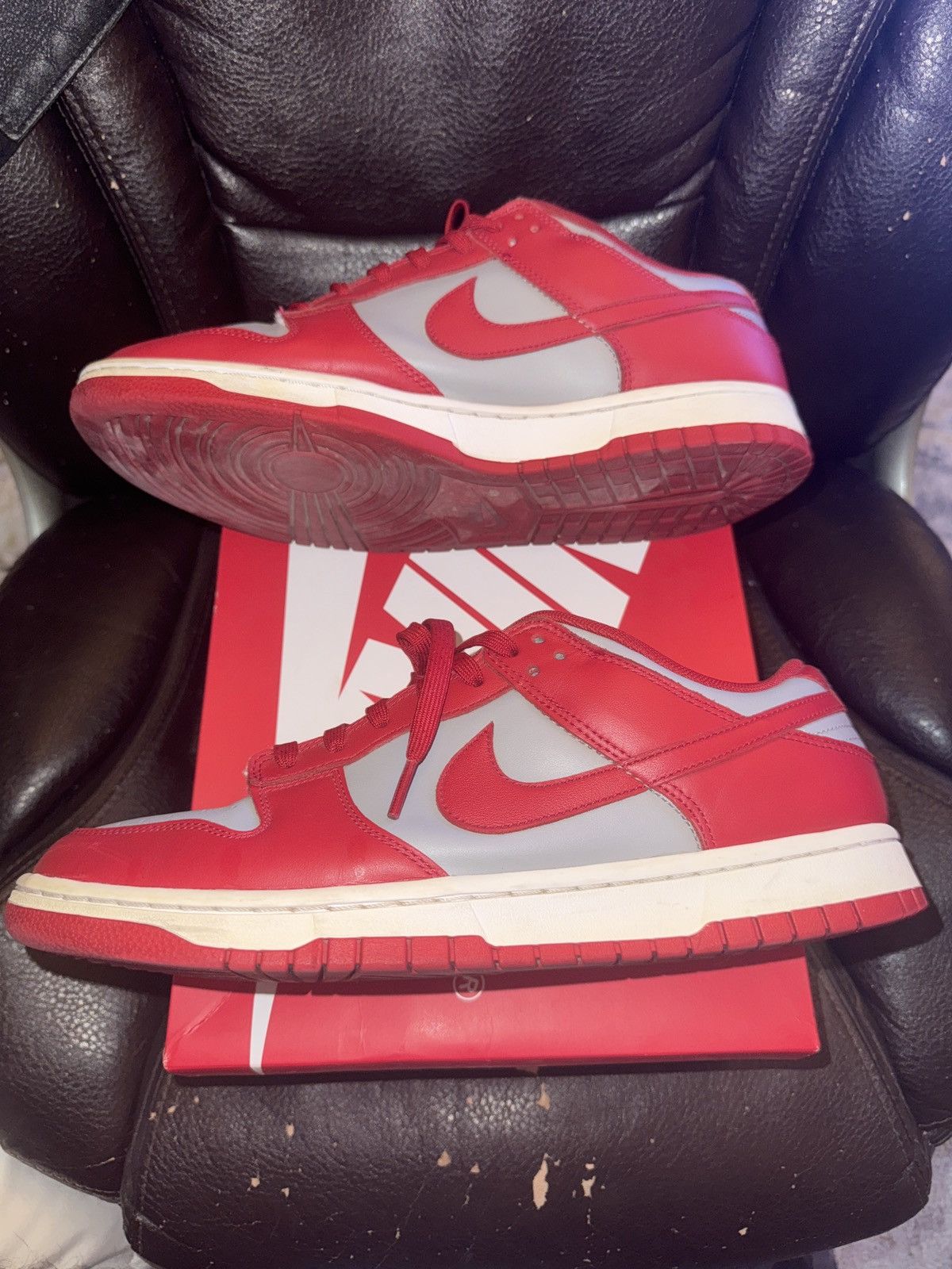 Nike Nike Dunk Low “UNLV” Size US 11 / EU 44 - 2 Thumbnail