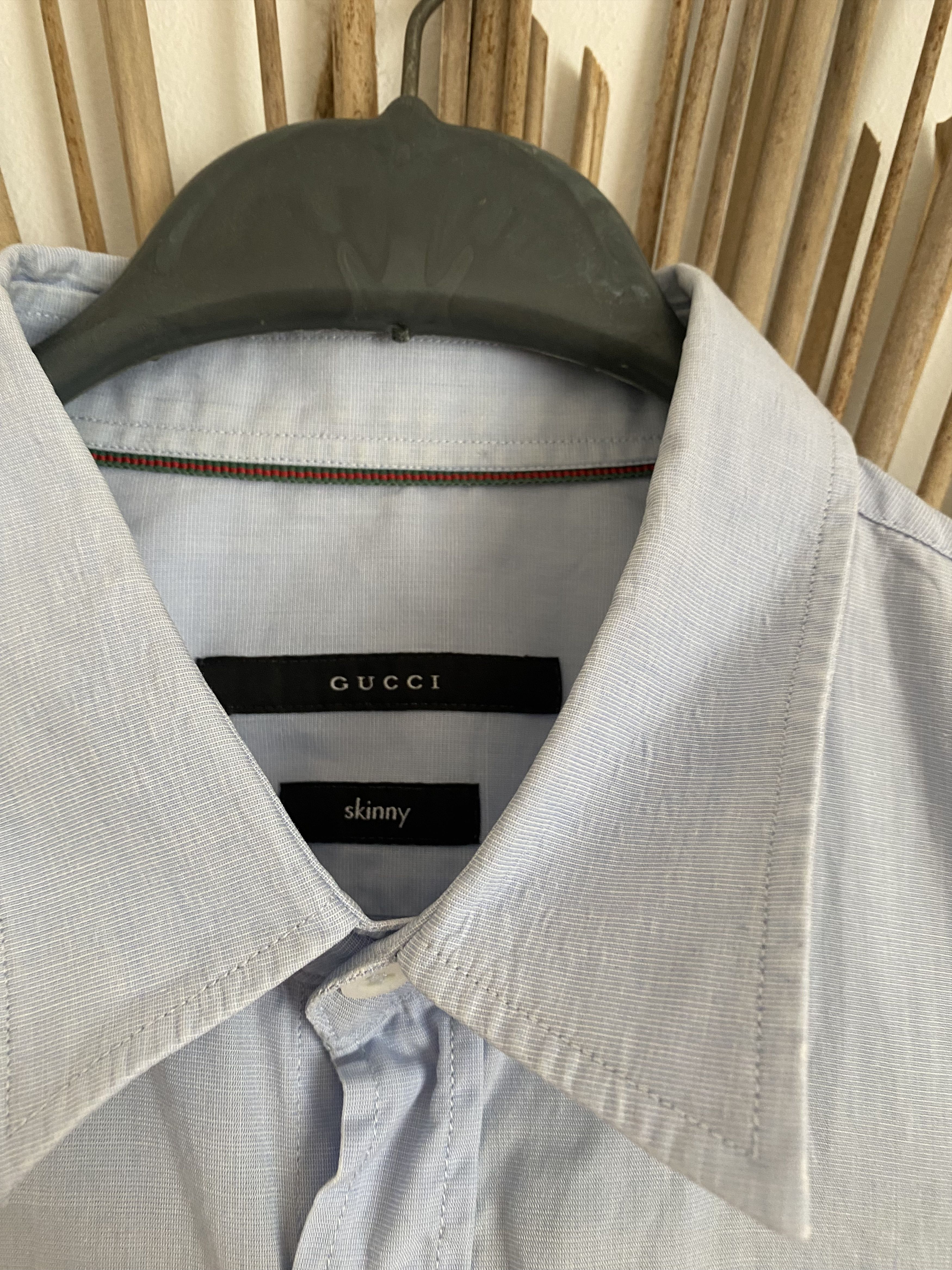 Gucci Gucci Vintage Shirt Button Up Size US S / EU 44-46 / 1 - 6 Thumbnail
