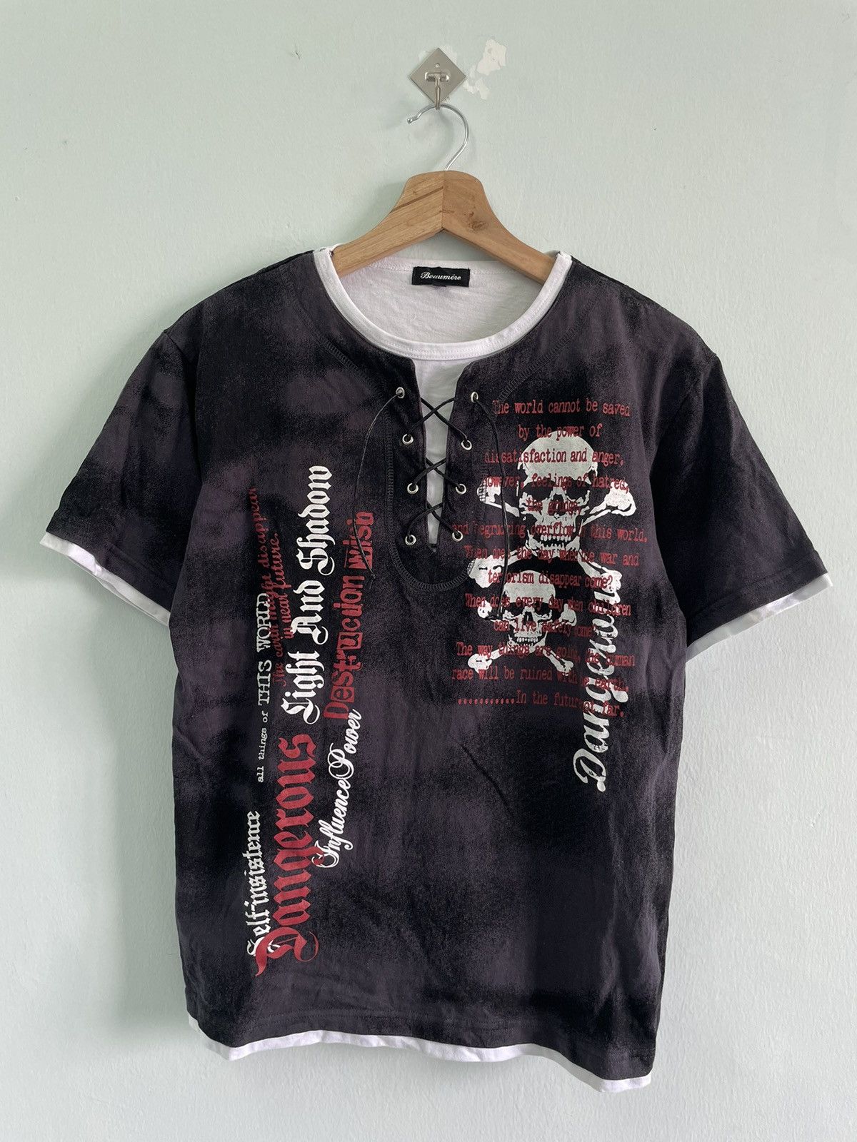 Japanese Brand Vintage Japanese Brand Poem Lance Tshirt Size US M / EU 48-50 / 2 - 1 Thumbnail