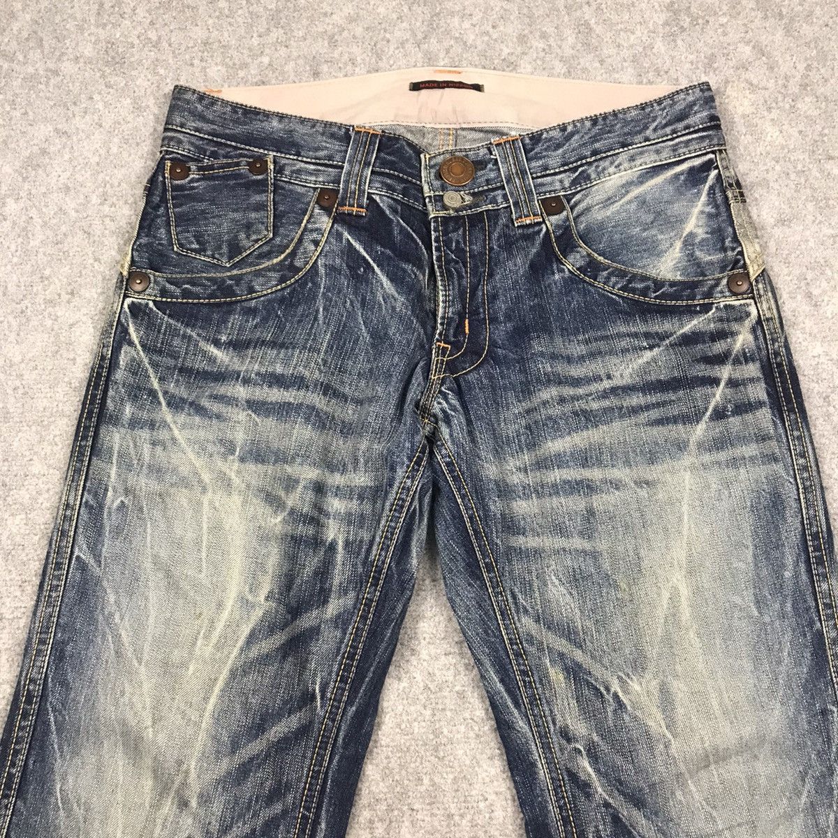 Japanese Brand FLARE DENIM BLUE WAY JAPANESE BOOTCUT DENIM PANTS 136 Size US 30 / EU 46 - 5 Thumbnail