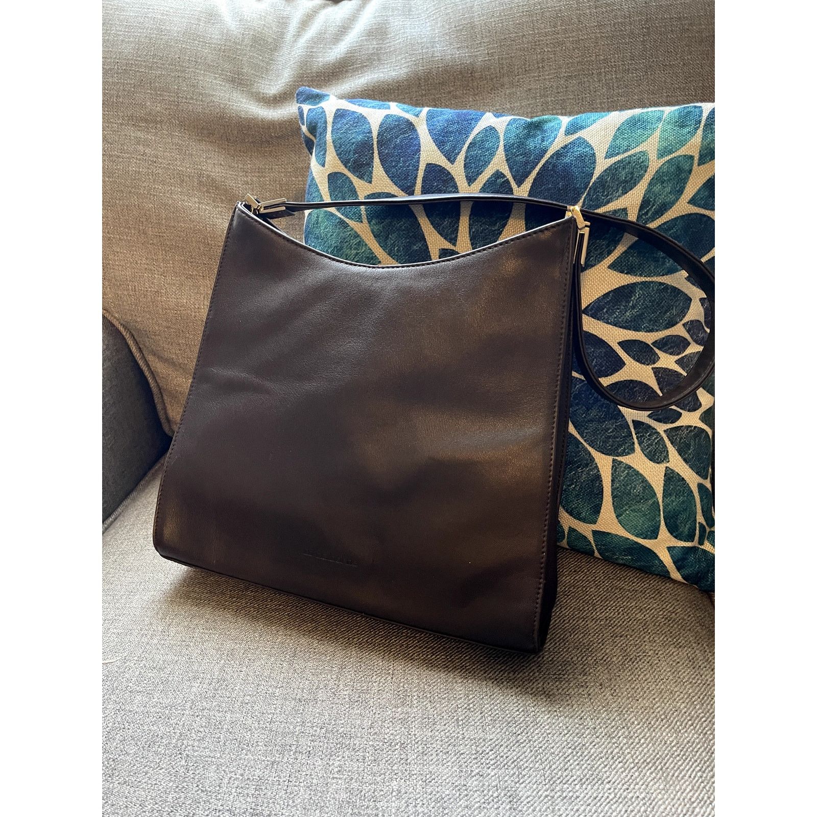 Liz Claiborne Liz Claiborne Leather Company Brown Purse Shoulder Bag Size ONE SIZE - 6 Thumbnail
