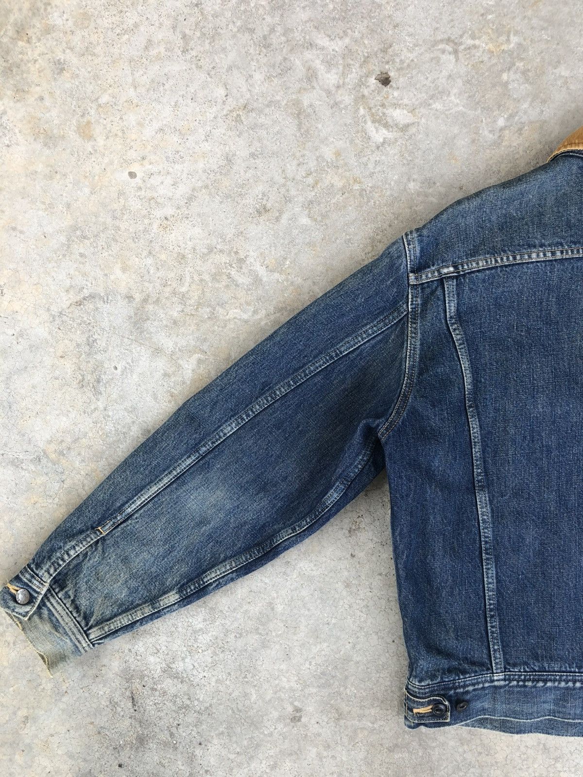 Lee Vintage 70s Lee Storm Rider Blanked Lined Denim Jacket Size US M / EU 48-50 / 2 - 10 Thumbnail