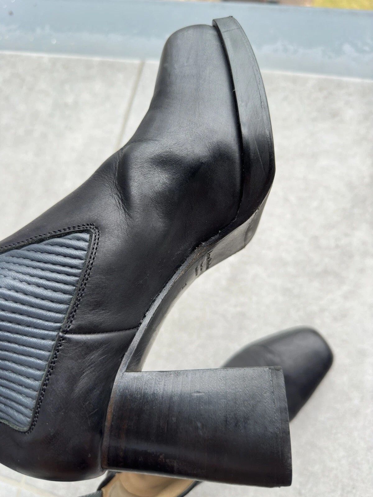 Acne Studios Acne Studios Leather Pump Heel Shoes Platform Boots Womens Size US 7 / IT 37 - 15 Thumbnail