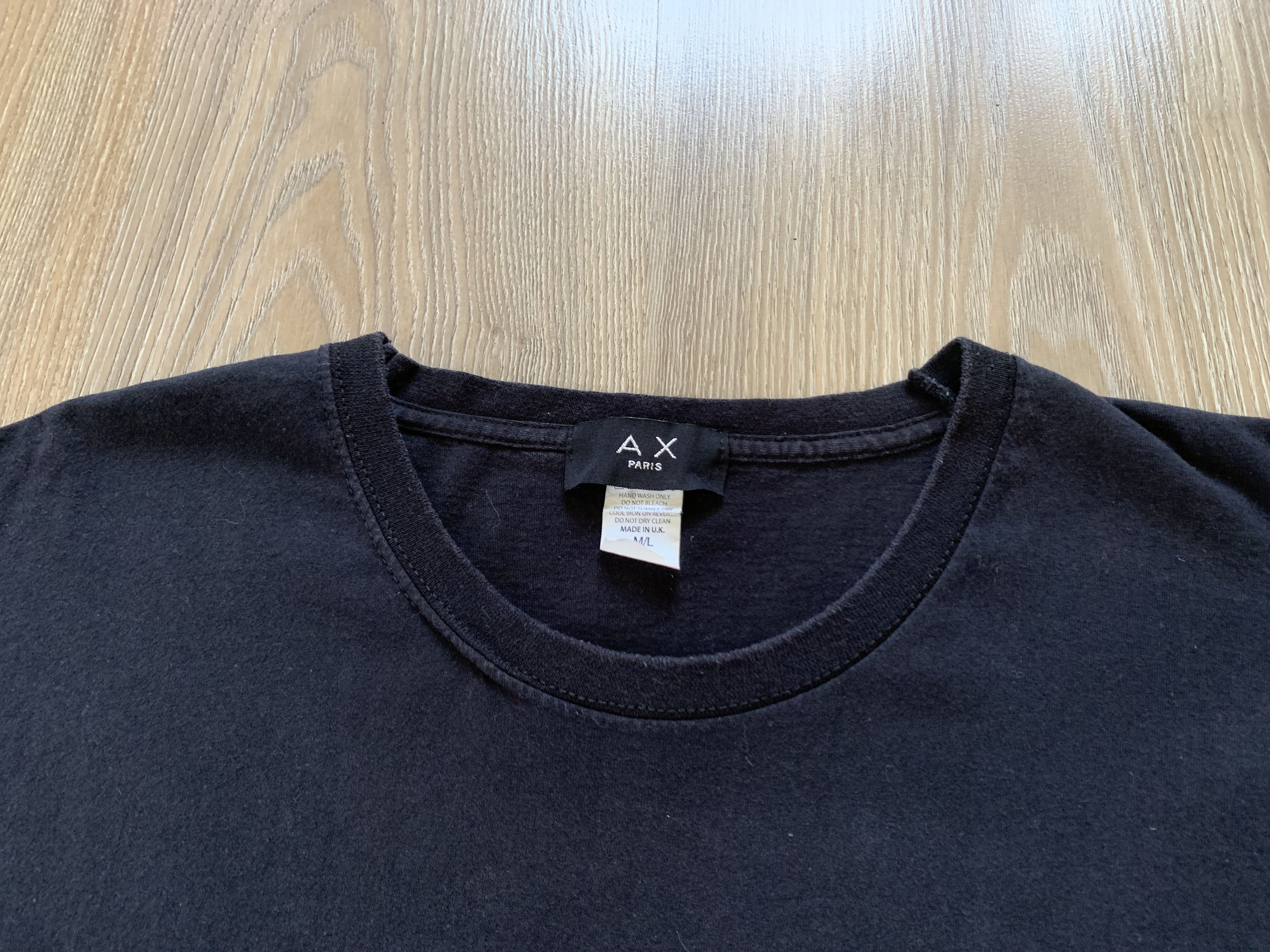 Other AX Paris Vintage Black Cotton Printed T Shirt Size US L / EU 52-54 / 3 - 4 Thumbnail
