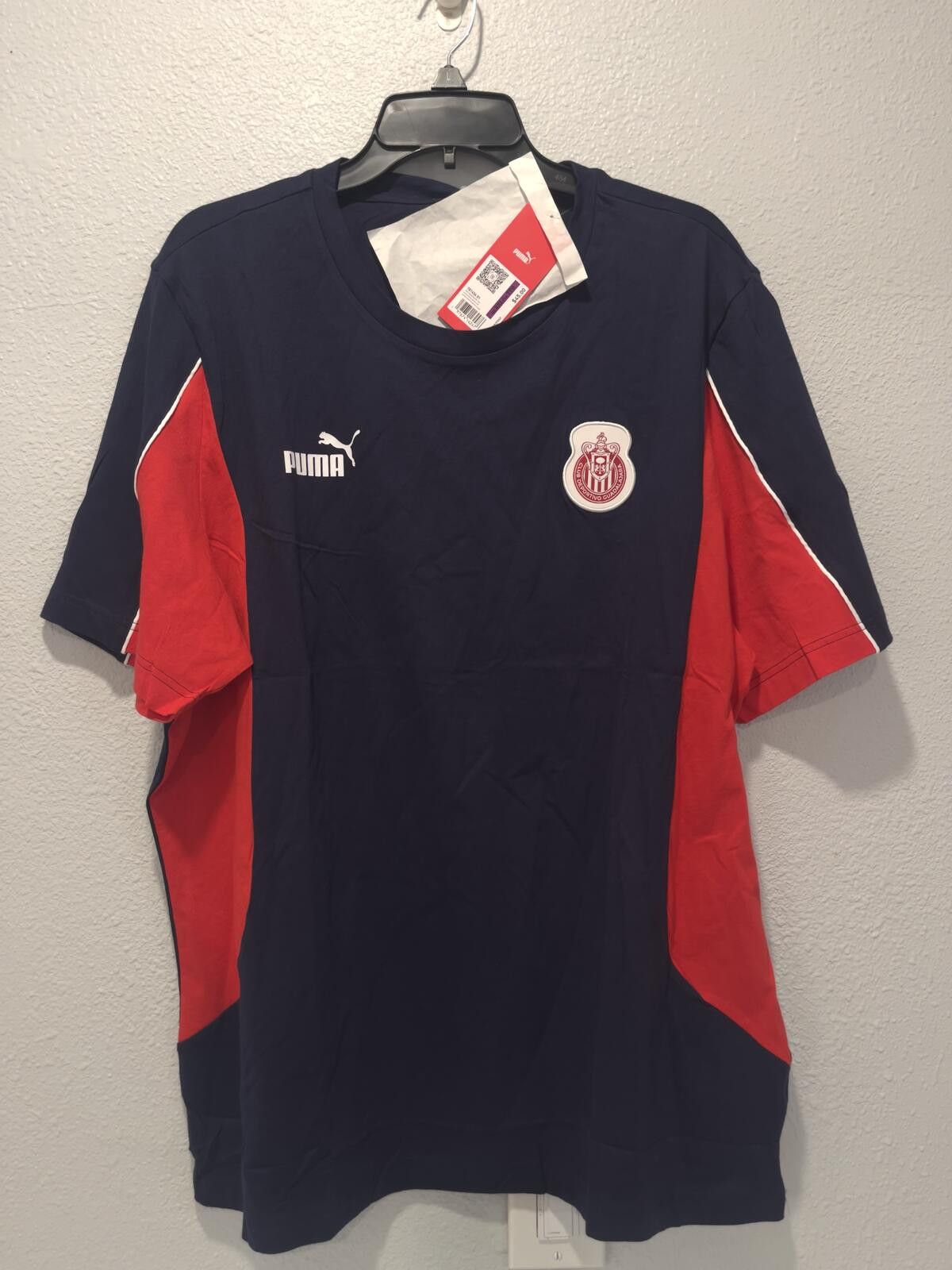 Puma Puma Club Deportivo Guadalajara Soccer Shirt Navy Red Size US M / EU 48-50 / 2 - 1 Thumbnail