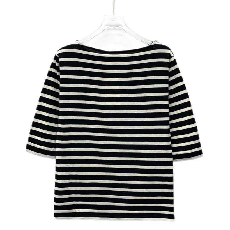 Saint Laurent Paris Saint Laurent Color-block striped, five-pointed star and di Size S / US 4 / IT 40 - 2 Thumbnail
