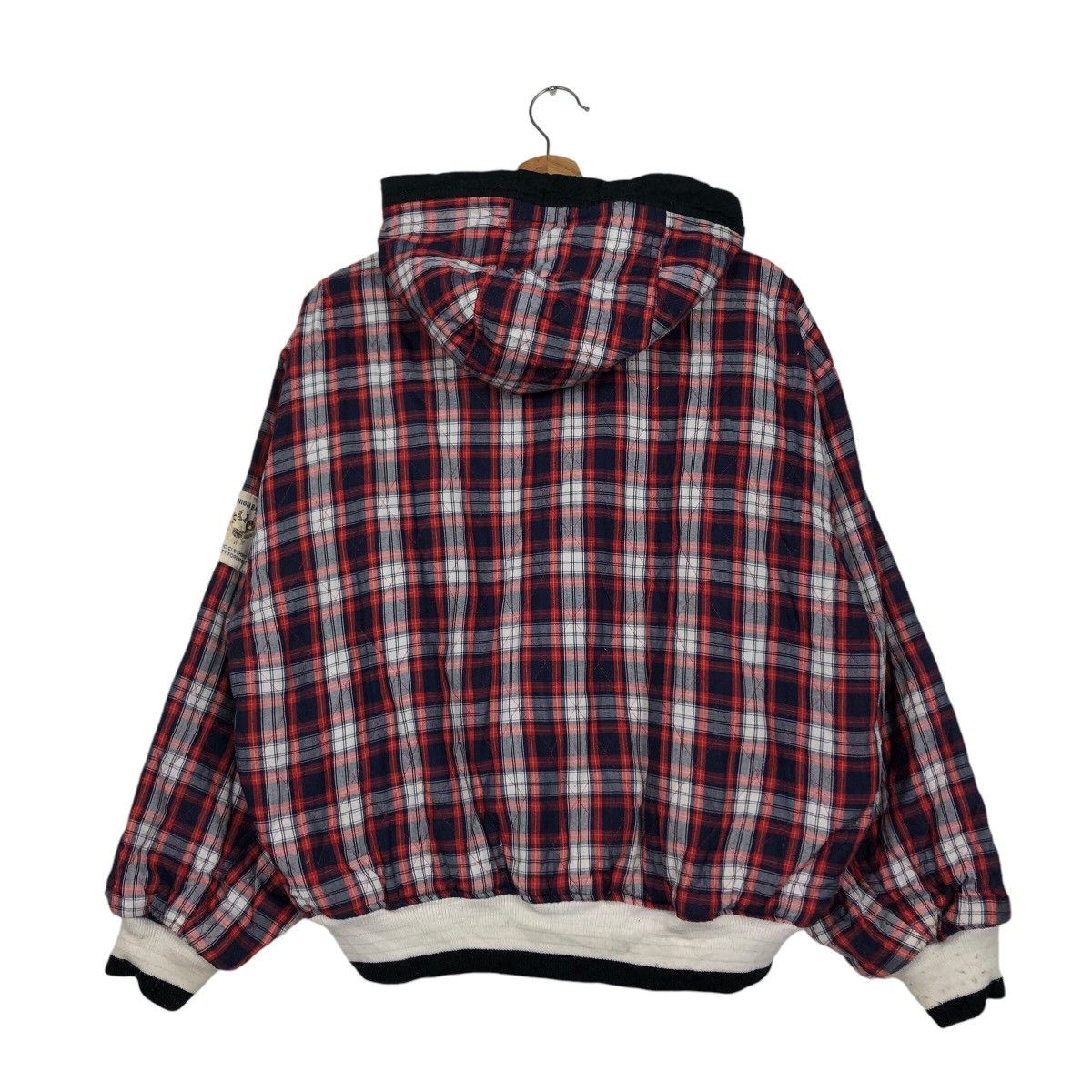 📌Vintage Reversible Bomber Jacket Union Bay Tartan Design
