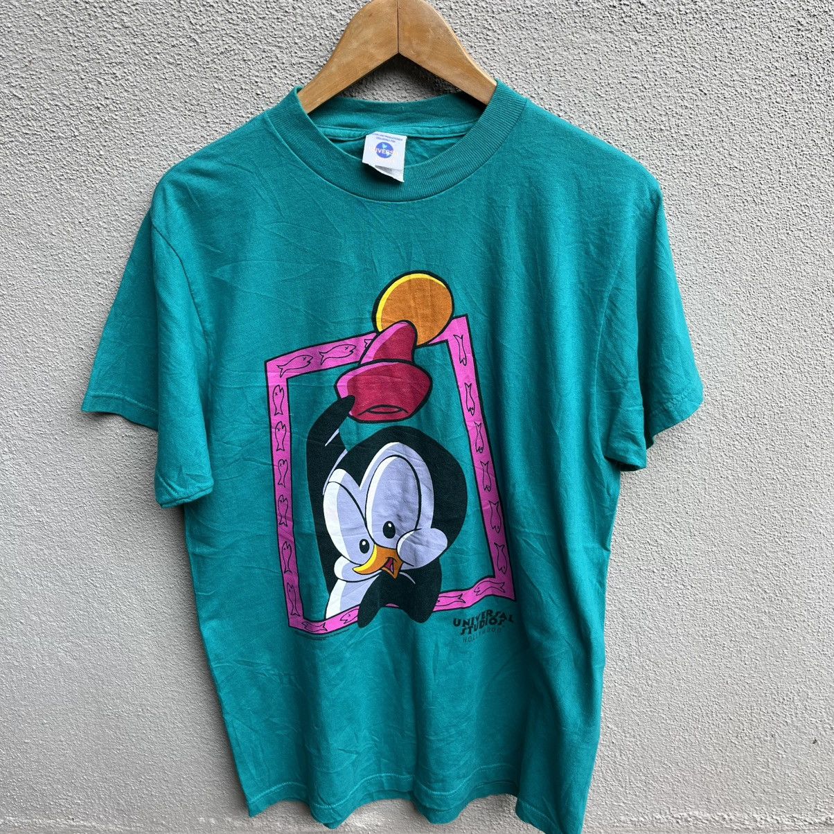 Universal Studios Vintage 90s CHILLY WILLY cartoons tee Size US M / EU 48-50 / 2 - 2 Thumbnail