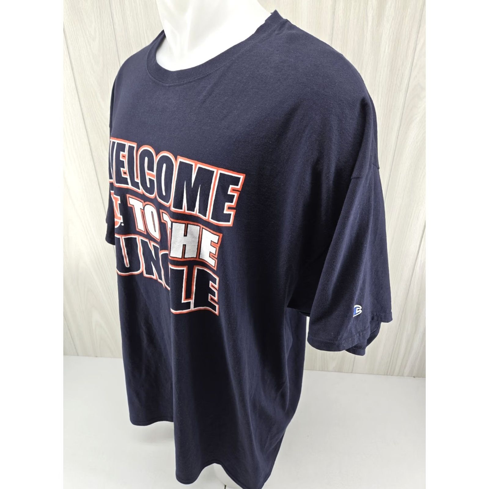 Champion Auburn Tigers Welcome to the Jungle Champion Men's T-Shirt 3XL Blue Short Sleeve Graphic Tee Regular Cotton Size US XXL / EU 58 / 5 - 5 Thumbnail
