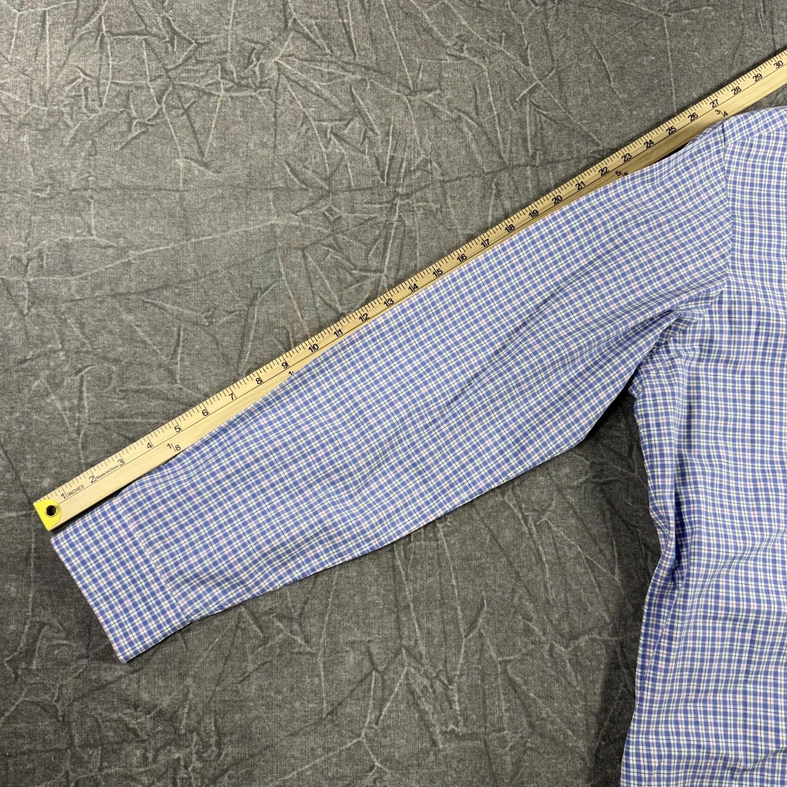 Polo Ralph Lauren Ralph Lauren Shirt Men's L Blue Pink Green Plaid Button Size US L / EU 52-54 / 3 - 6 Thumbnail