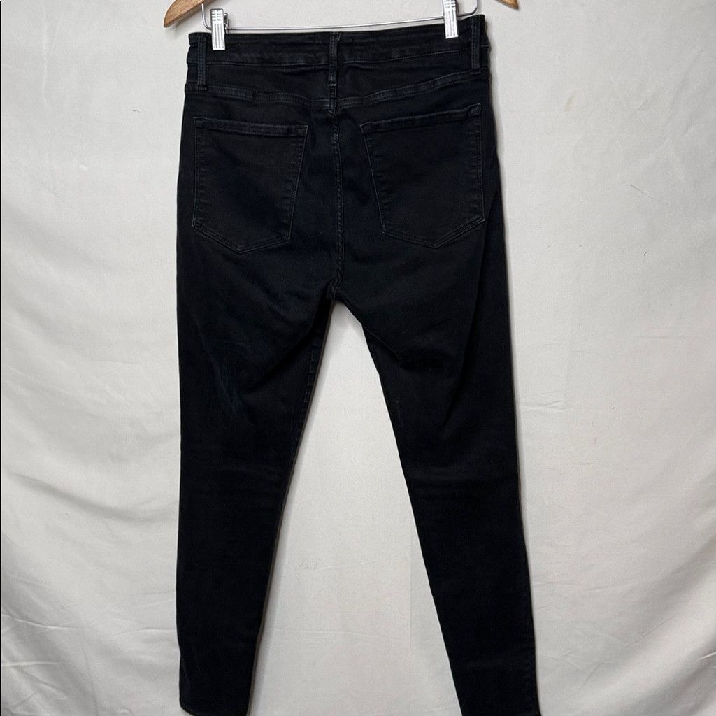 Frame Frame Le One Skinny Larsen (film noir) black color jeans 2 Size 26" / US 2 / IT 38 - 6 Thumbnail