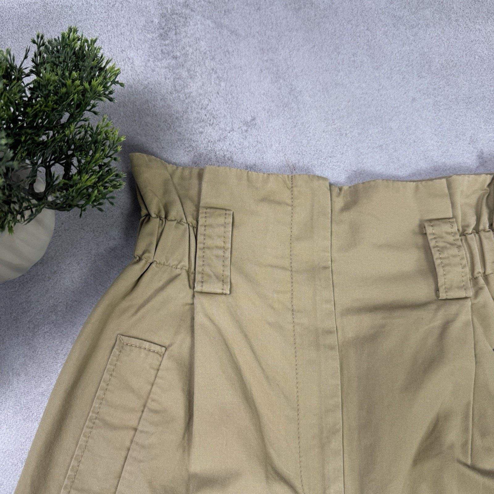Sandro Sandro Women Chino Pants Cotton Beige Size 34 Size 25" / US 0 / IT 36 - 2 Thumbnail