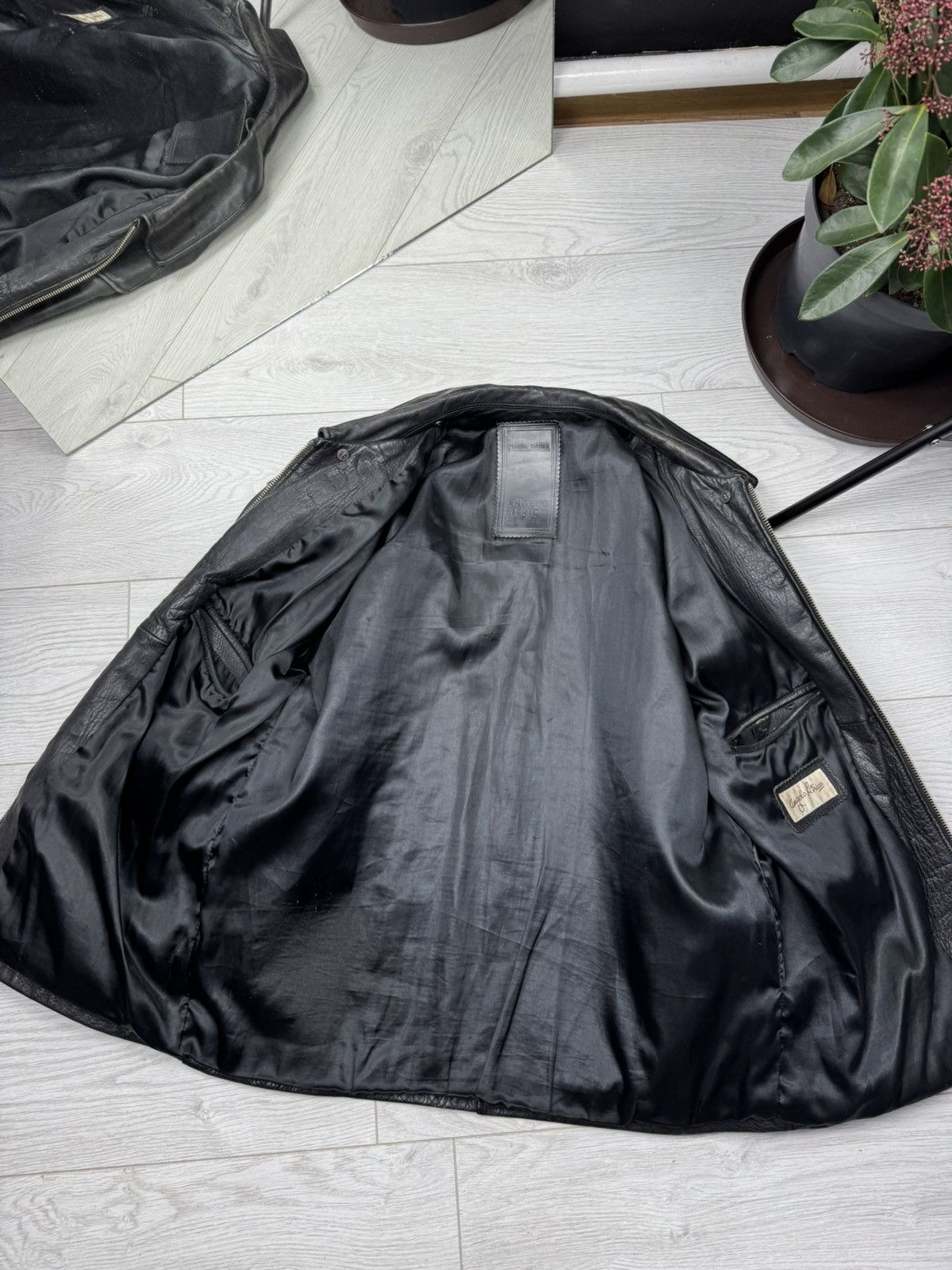 Angelo Litrico × Vintage Vintage 90s Y2K heavy leather coat jacket japan style Size US L / EU 52-54 / 3 - 13 Thumbnail